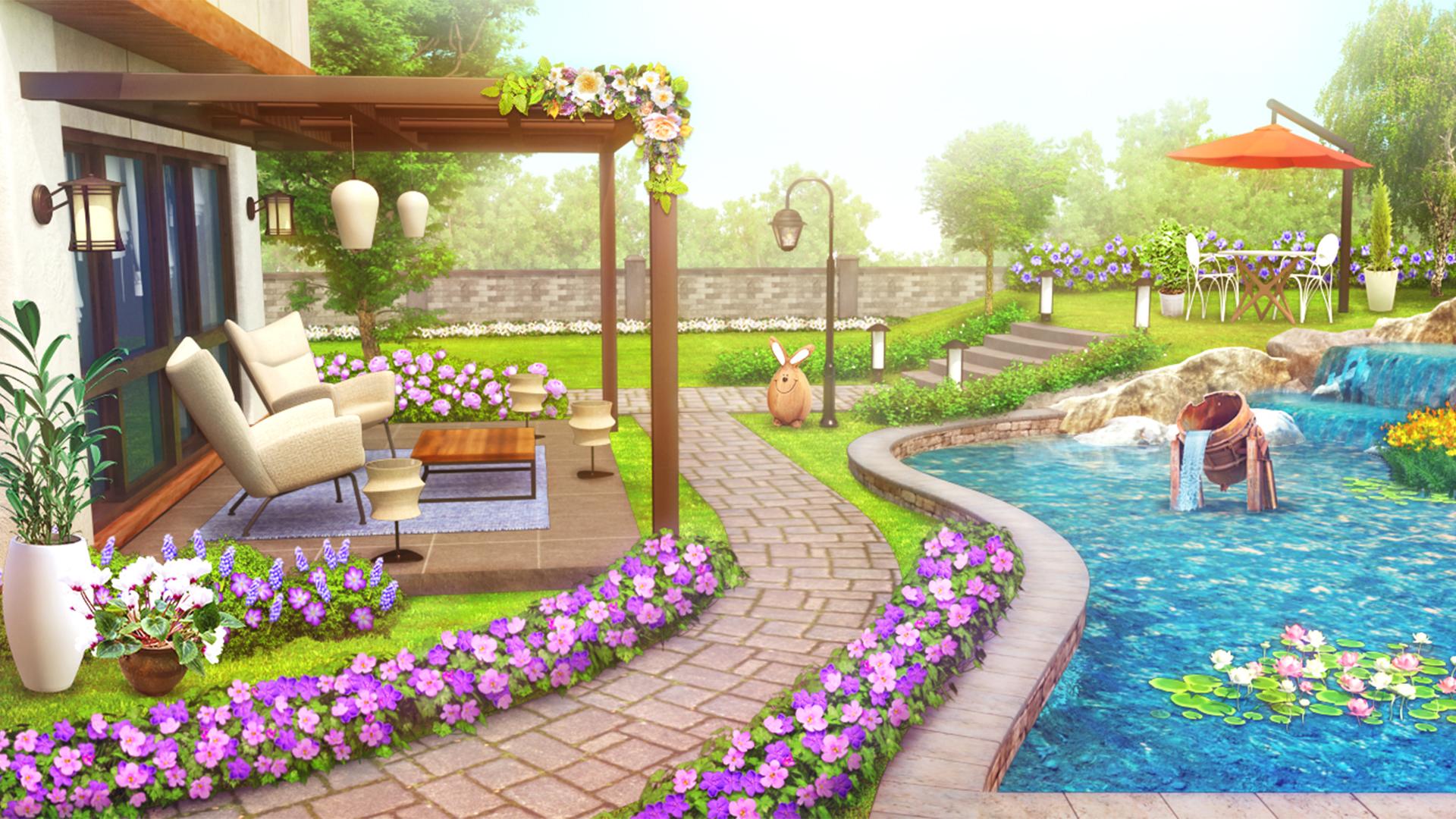 اسکرین شات 1 بازی Home Design : My Dream Garden