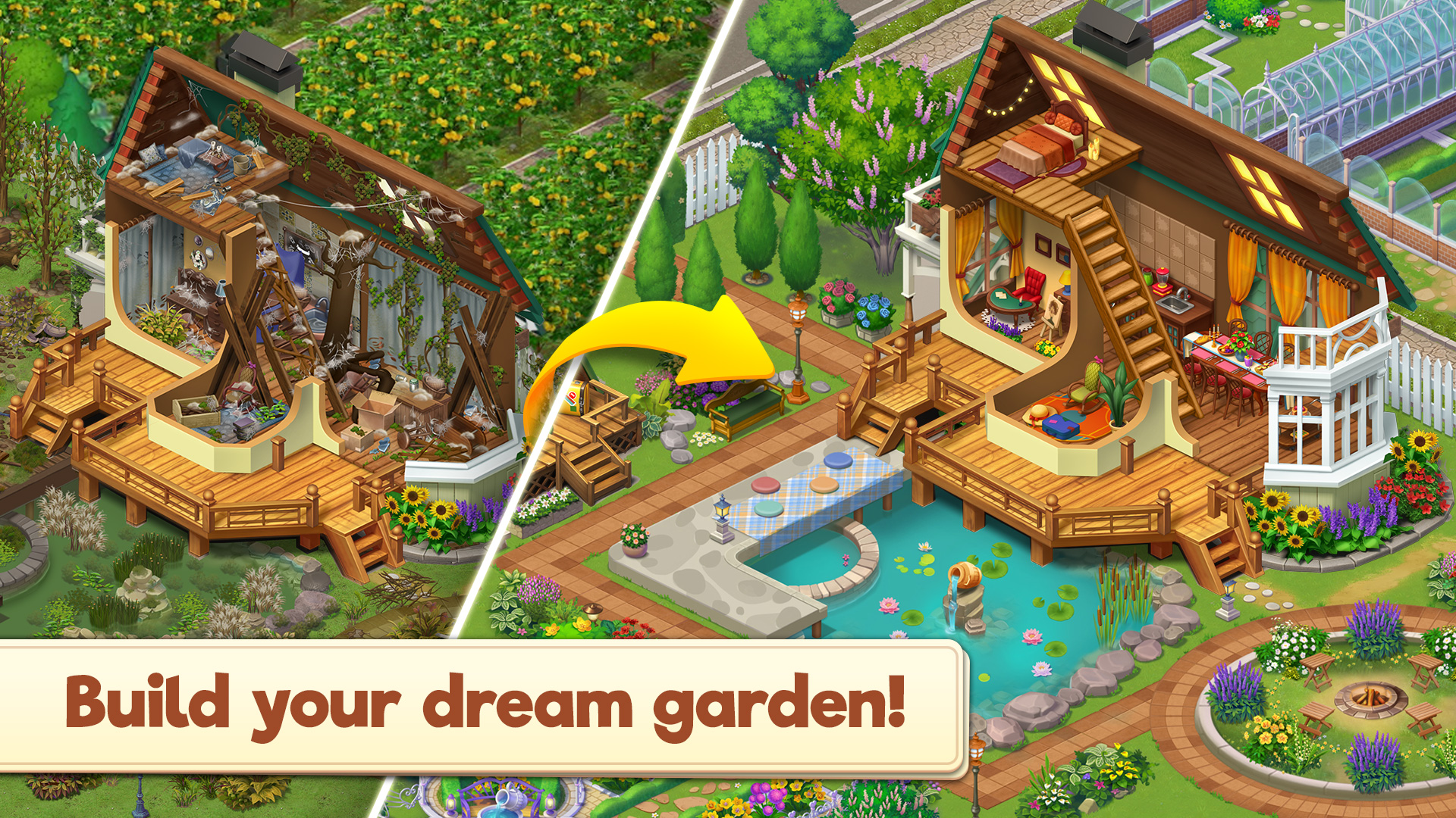 اسکرین شات 1 بازی Merge Manor : Sunny House