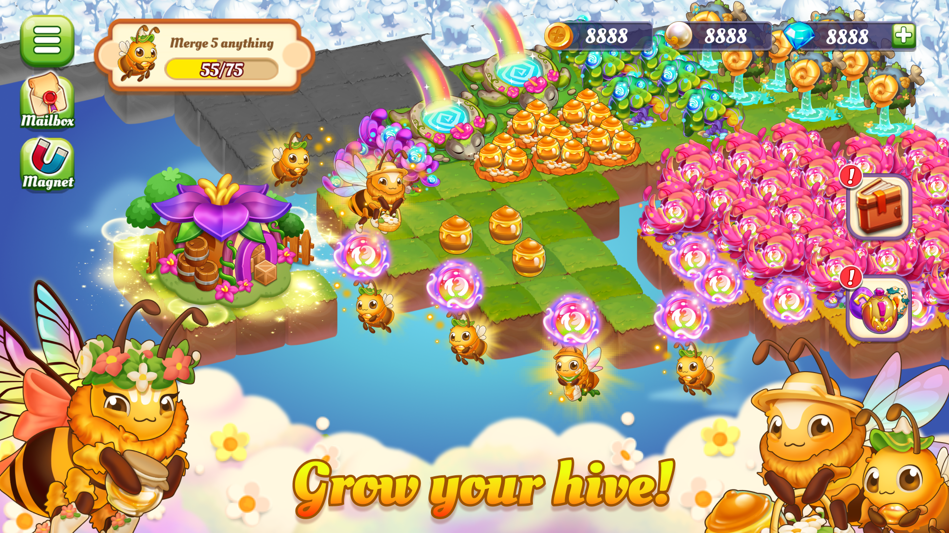 اسکرین شات 2 بازی Wonder Merge - Match 3 Puzzle