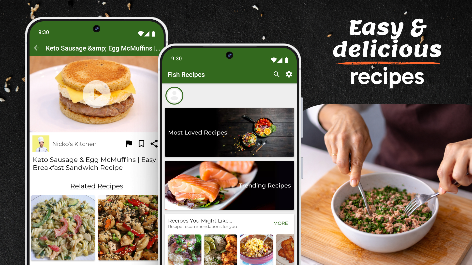 اسکرین شات 8 برنامه Fish Recipes: Cookbook App