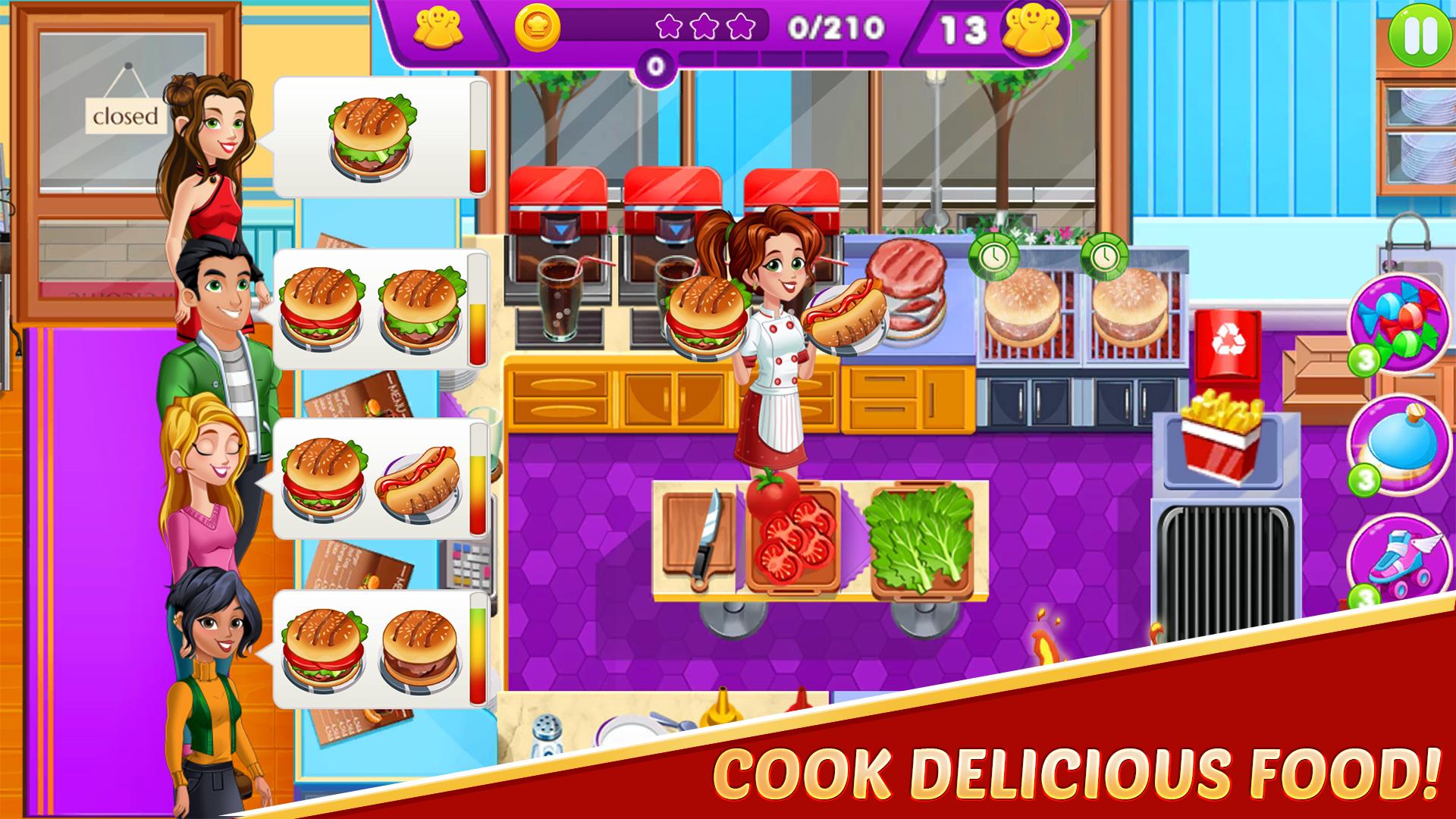 اسکرین شات 6 بازی Cooking Empire Games for Girls