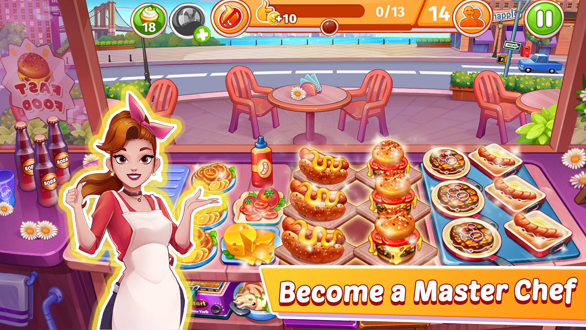 اسکرین شات 4 بازی Cooking Rush - Restaurant Game