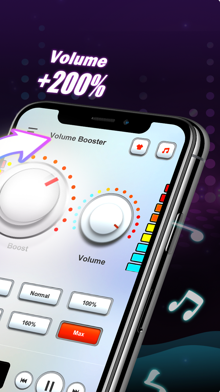 اسکرین شات 6 برنامه Volume Booster-Sound Booster