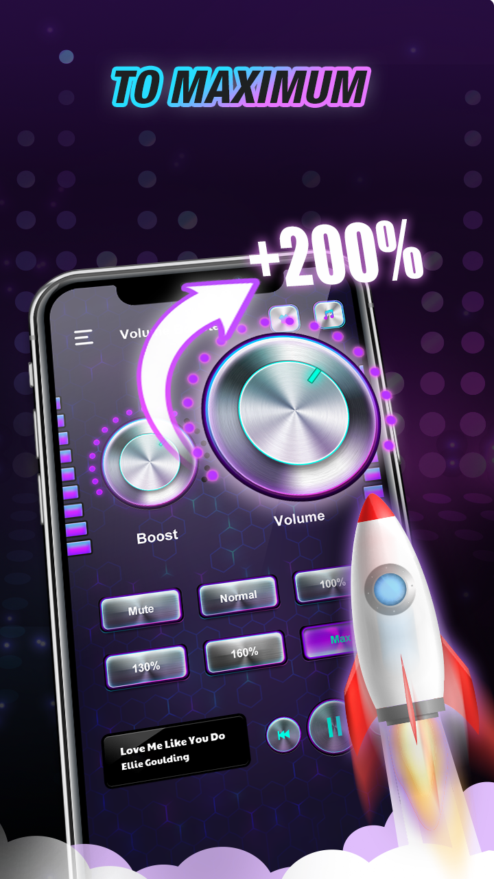 اسکرین شات 3 برنامه Volume Booster-Sound Booster
