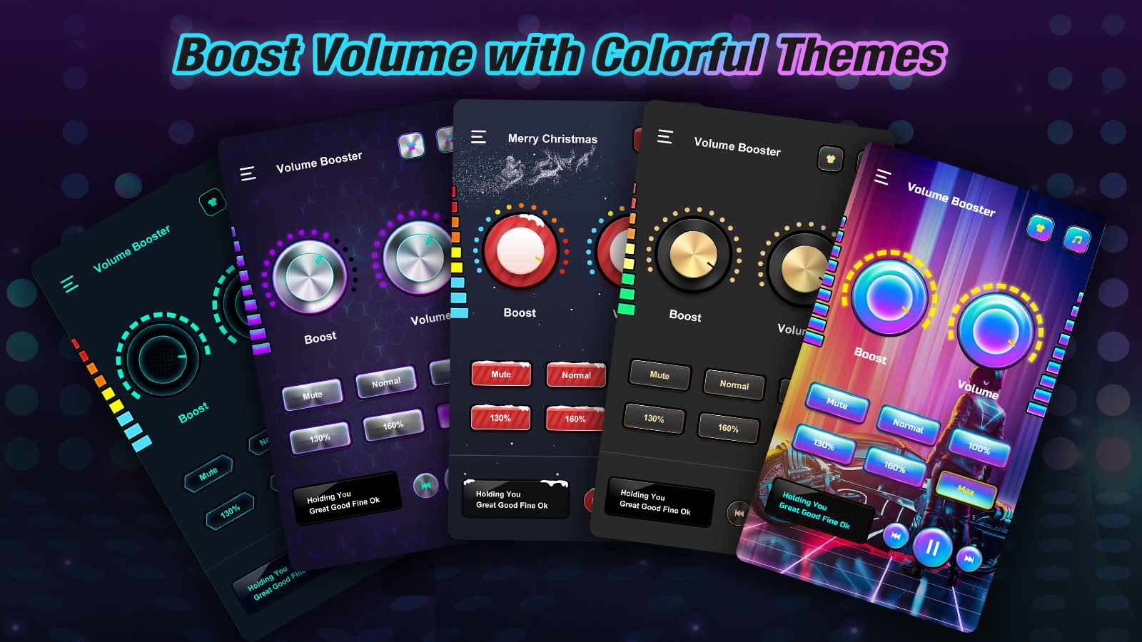 اسکرین شات 1 برنامه Volume Booster-Sound Booster
