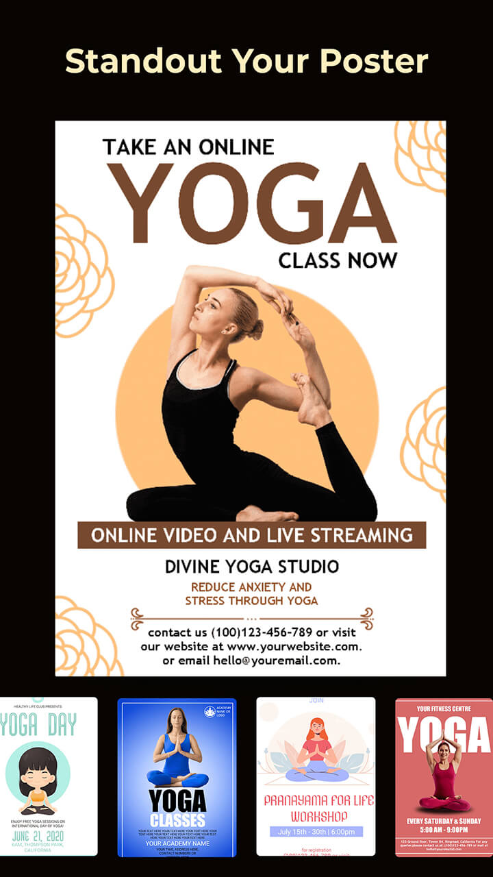 اسکرین شات 4 برنامه Poster Maker – Flyers & Posts