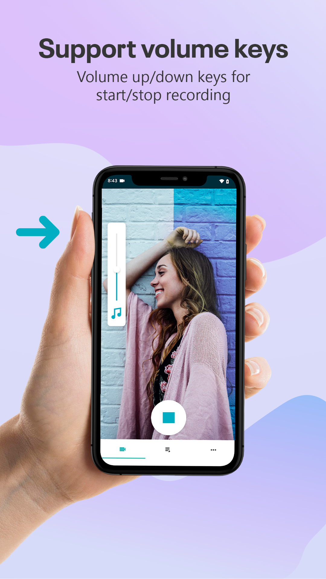 اسکرین شات 3 برنامه Background video recorder