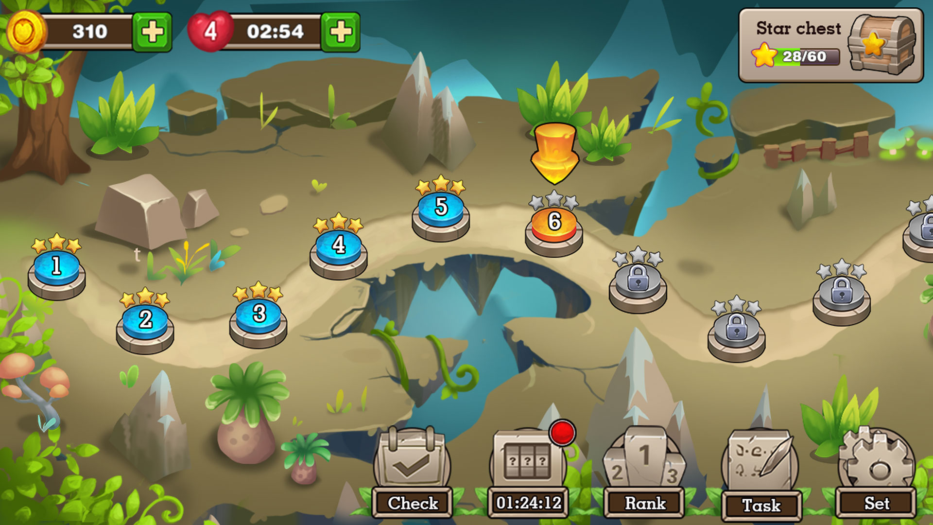 اسکرین شات 5 بازی Jungle Marble Blast