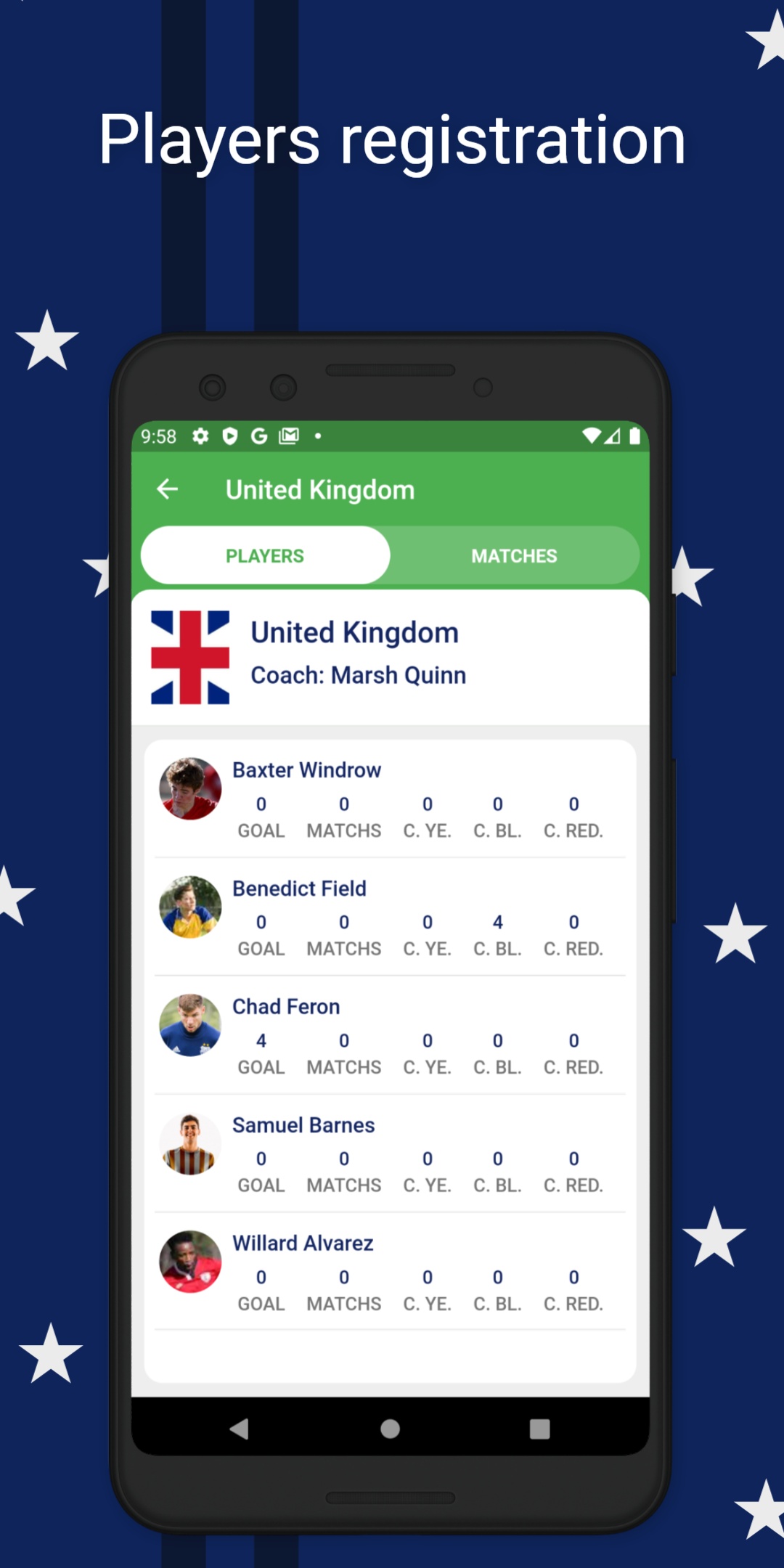 اسکرین شات 4 برنامه Easy Tournament: Organize Now!