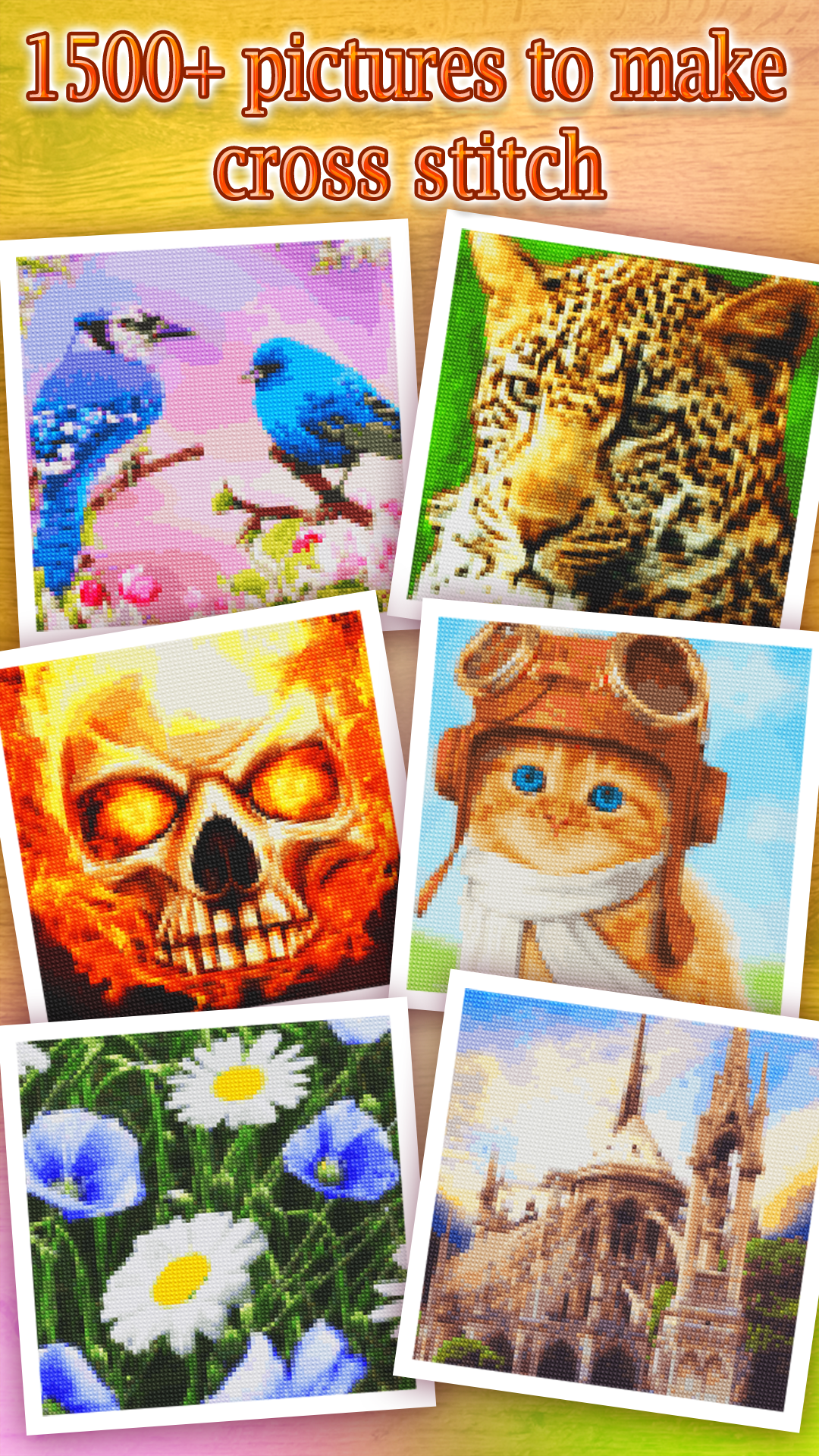 اسکرین شات 2 برنامه Cross stitch pixel art game