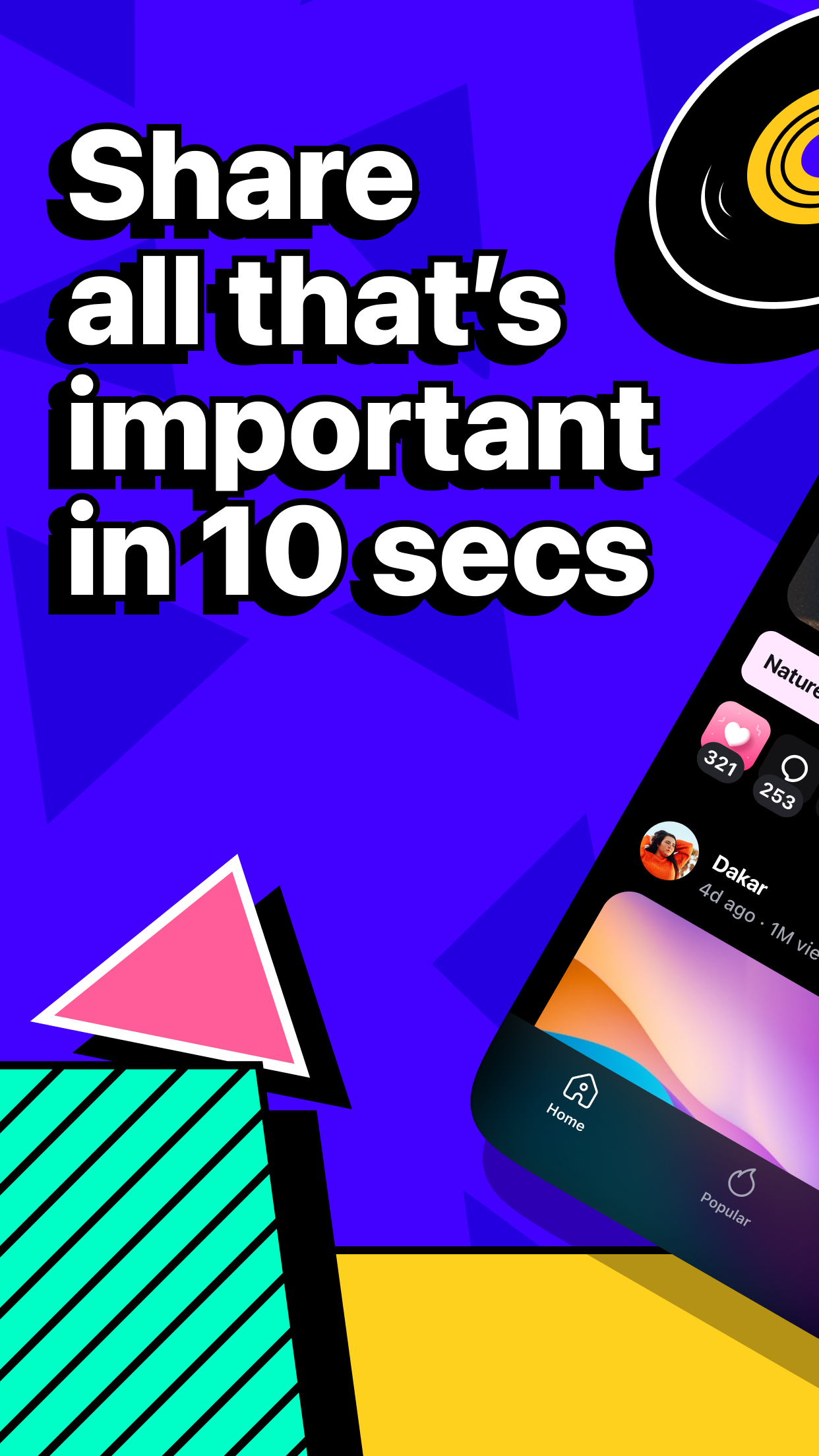 اسکرین شات 1 برنامه Coub — GIFs with sound