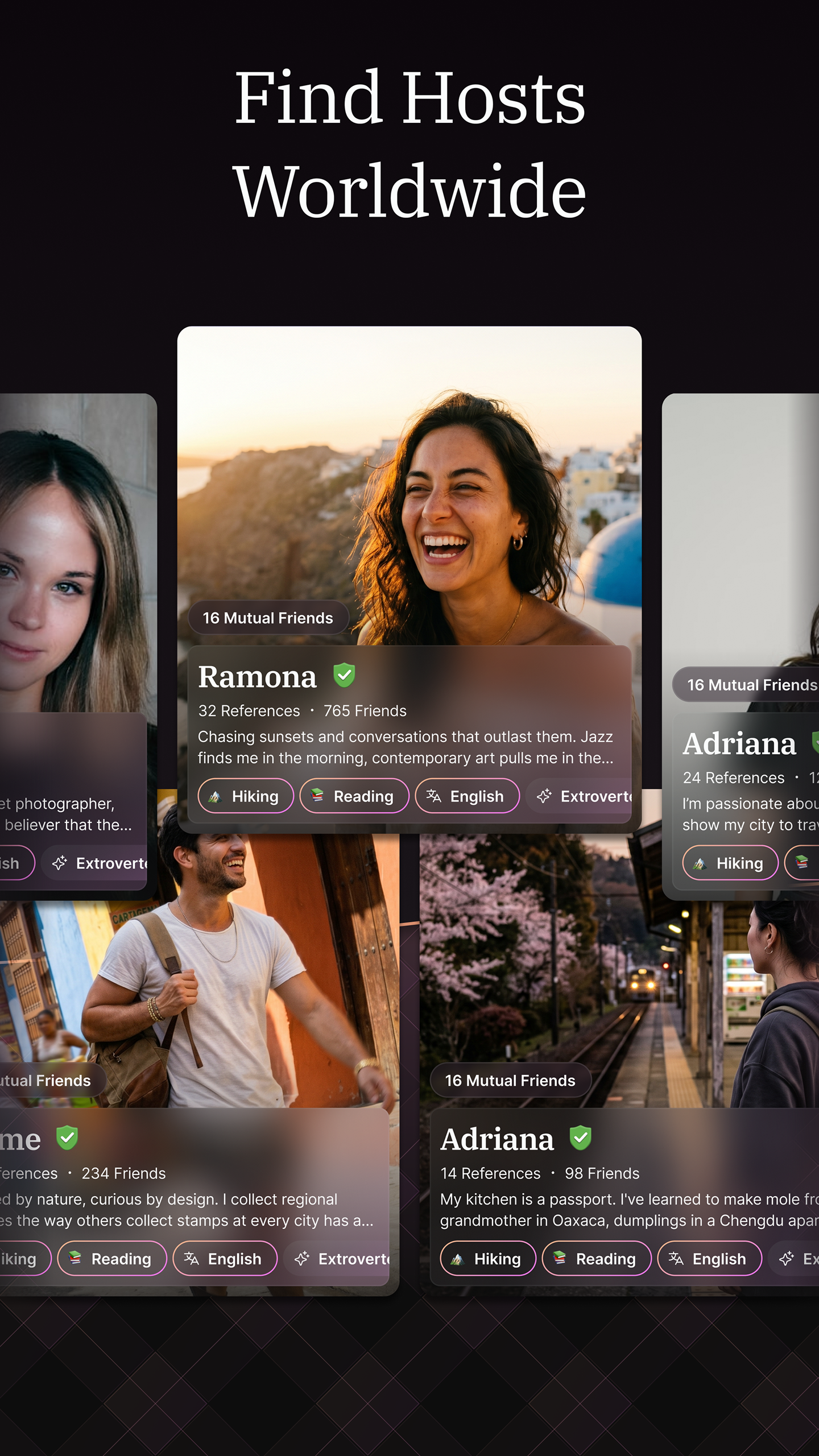اسکرین شات 3 برنامه Couchsurfing: Stay, Meet, Host