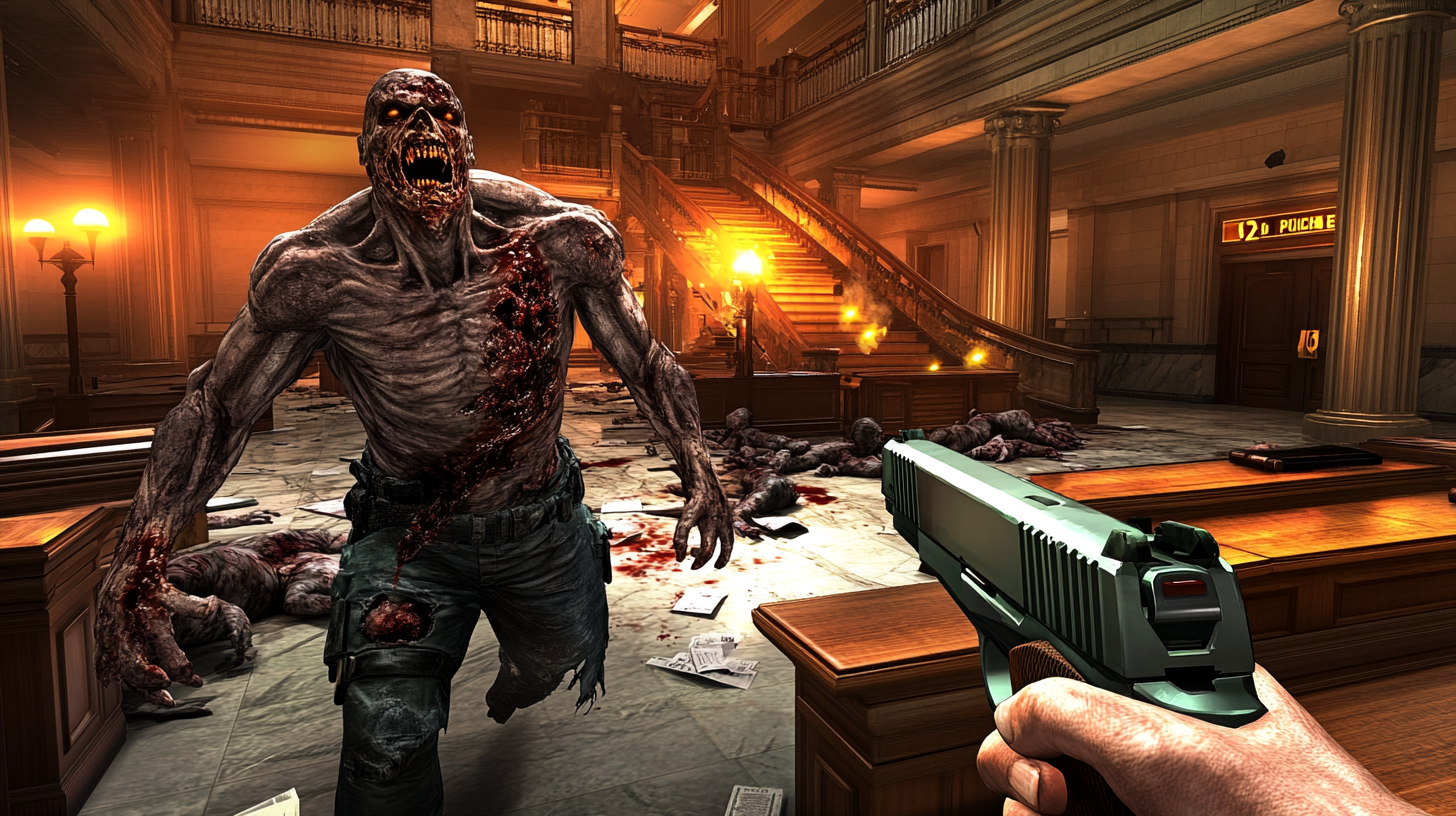 اسکرین شات 2 بازی Zombie Fire 3D: Offline Game