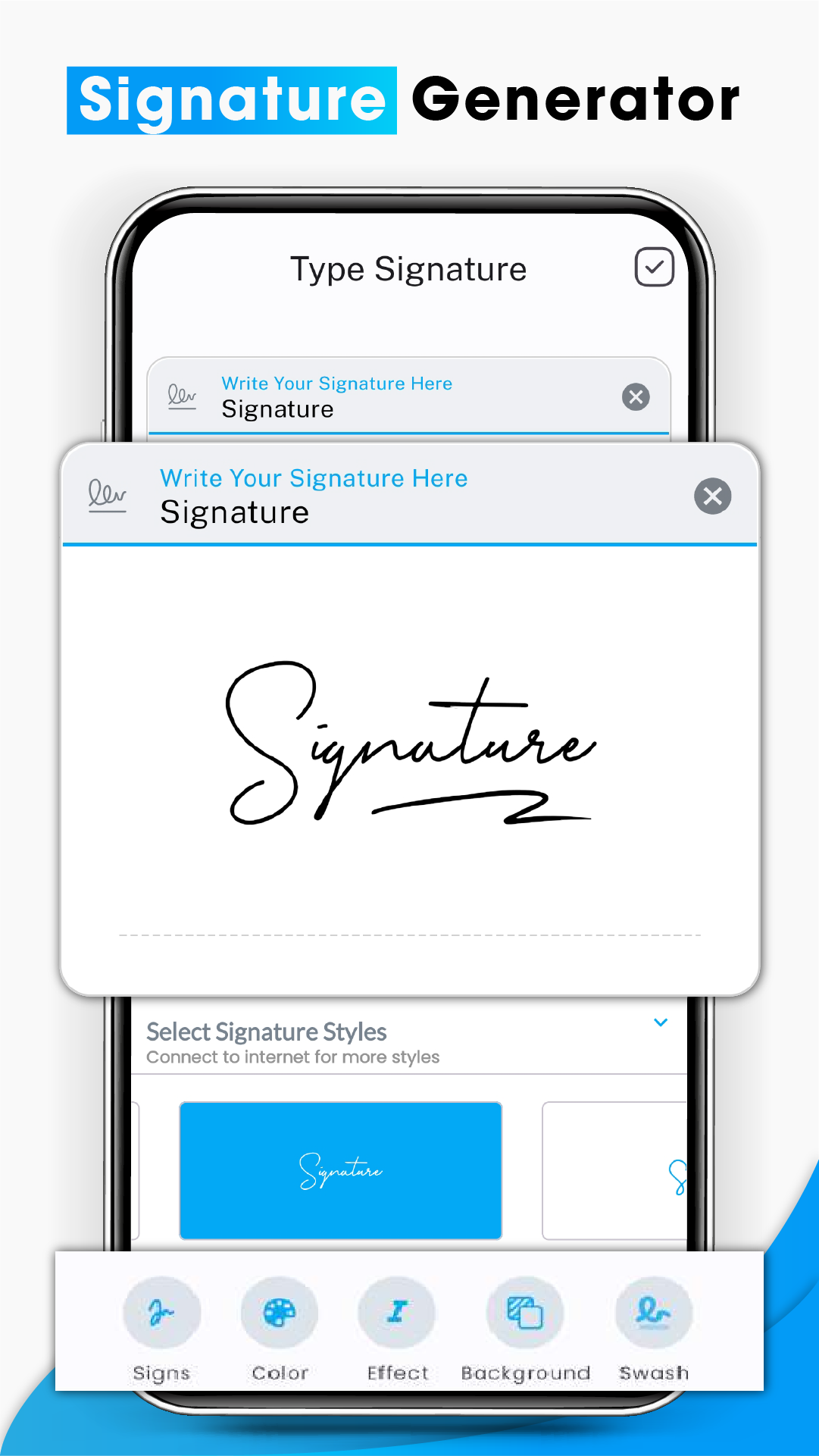 اسکرین شات 1 برنامه Electronic Signature Maker