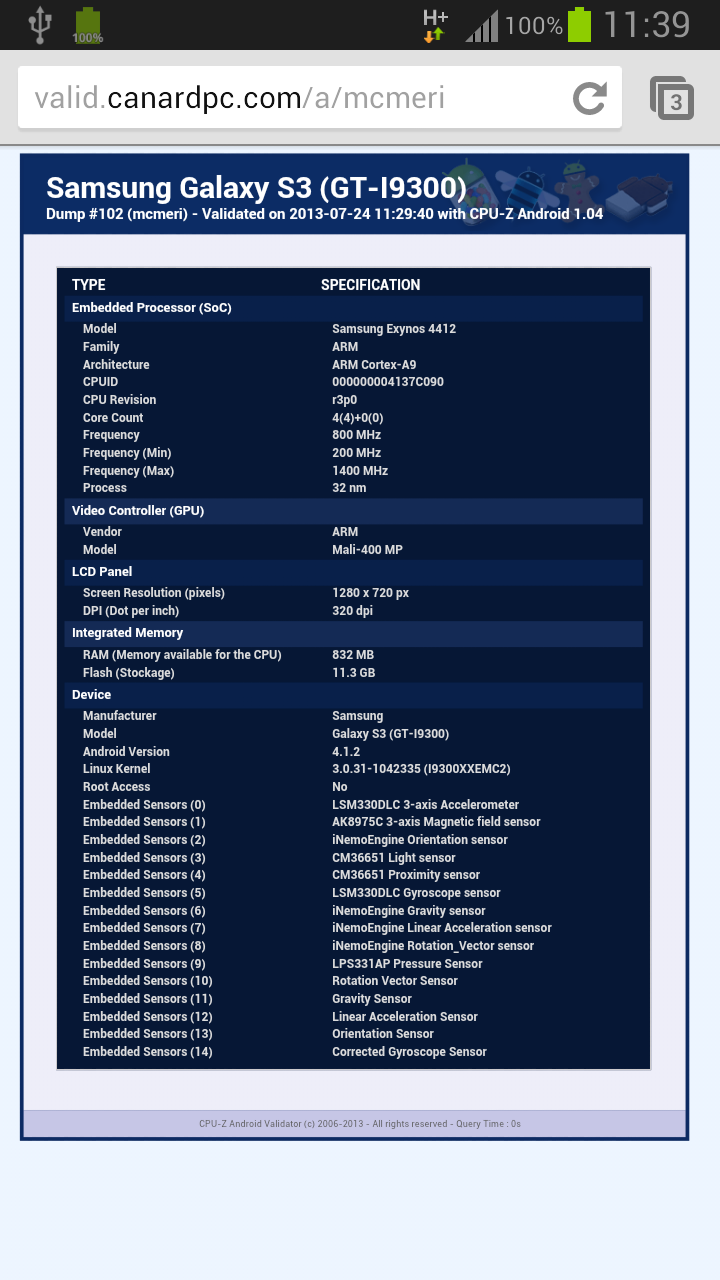 اسکرین شات 7 برنامه CPU-Z