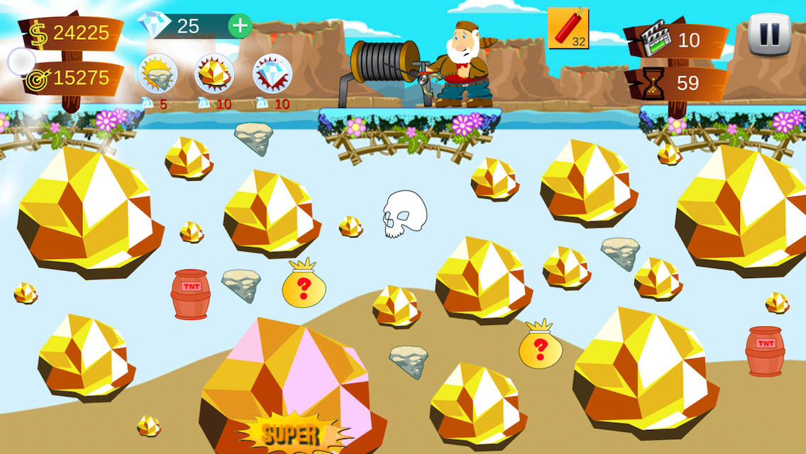 اسکرین شات 2 بازی Gold Miner Super