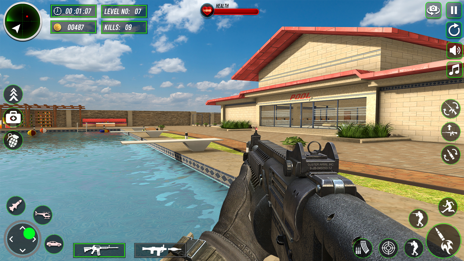 اسکرین شات 1 بازی Fps Gun Shooting Games 3d