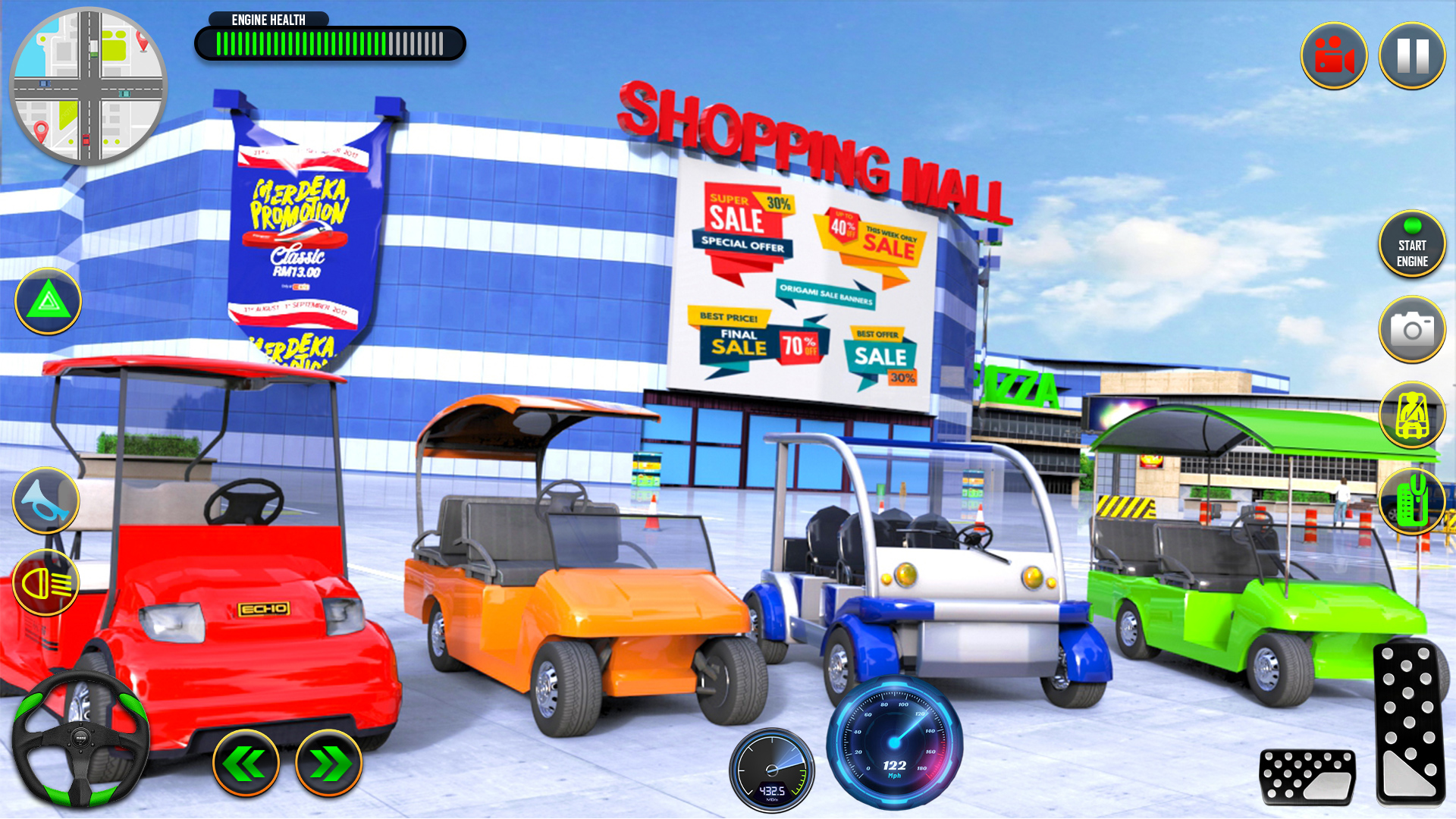 اسکرین شات 7 بازی Taxi Car Driving: Car Games 3d