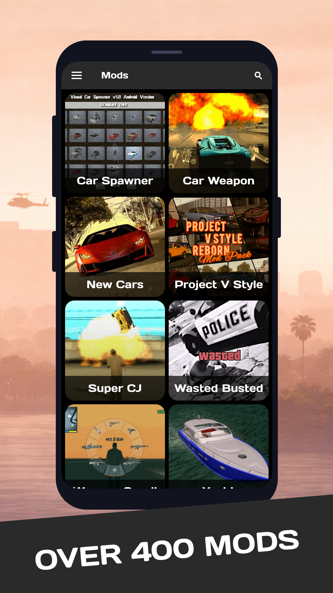 اسکرین شات 1 برنامه CLEO MOD Master: Mods & Cheats