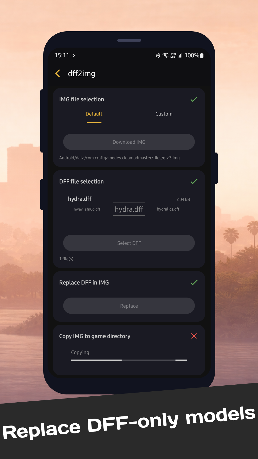 اسکرین شات 8 برنامه CLEO MOD Master: Mods & Cheats