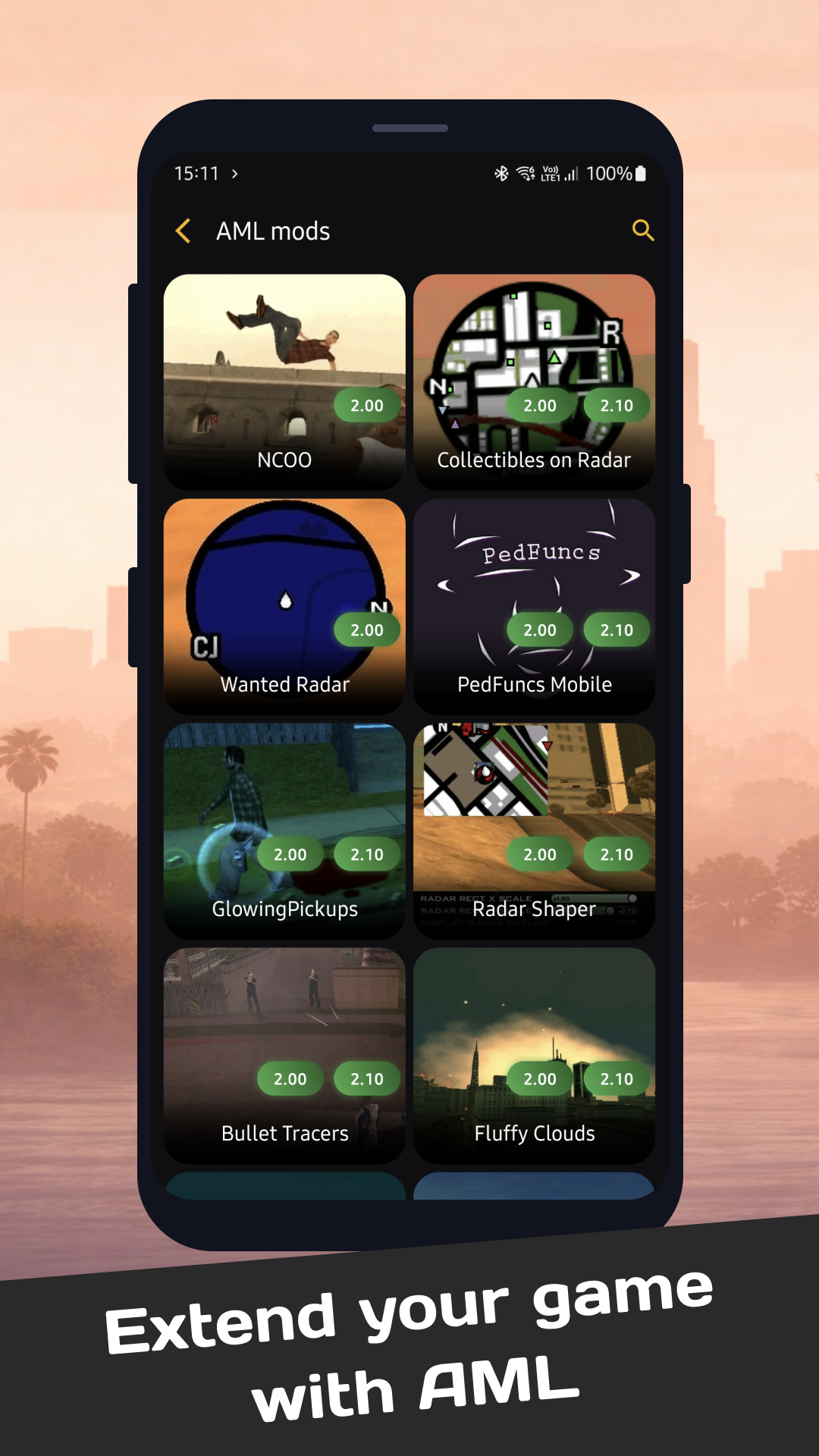 اسکرین شات 4 برنامه CLEO MOD Master: Mods & Cheats