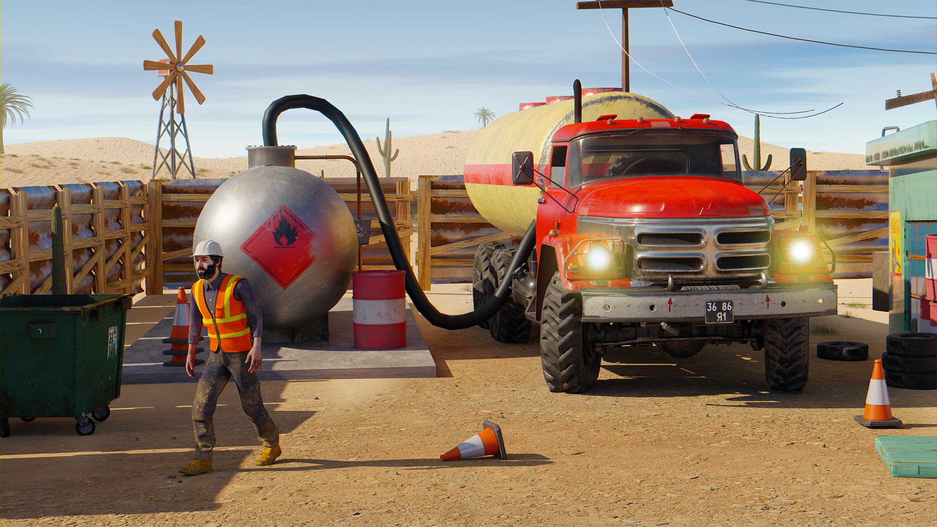 اسکرین شات 4 بازی Gas Station Junkyard Sim 3D