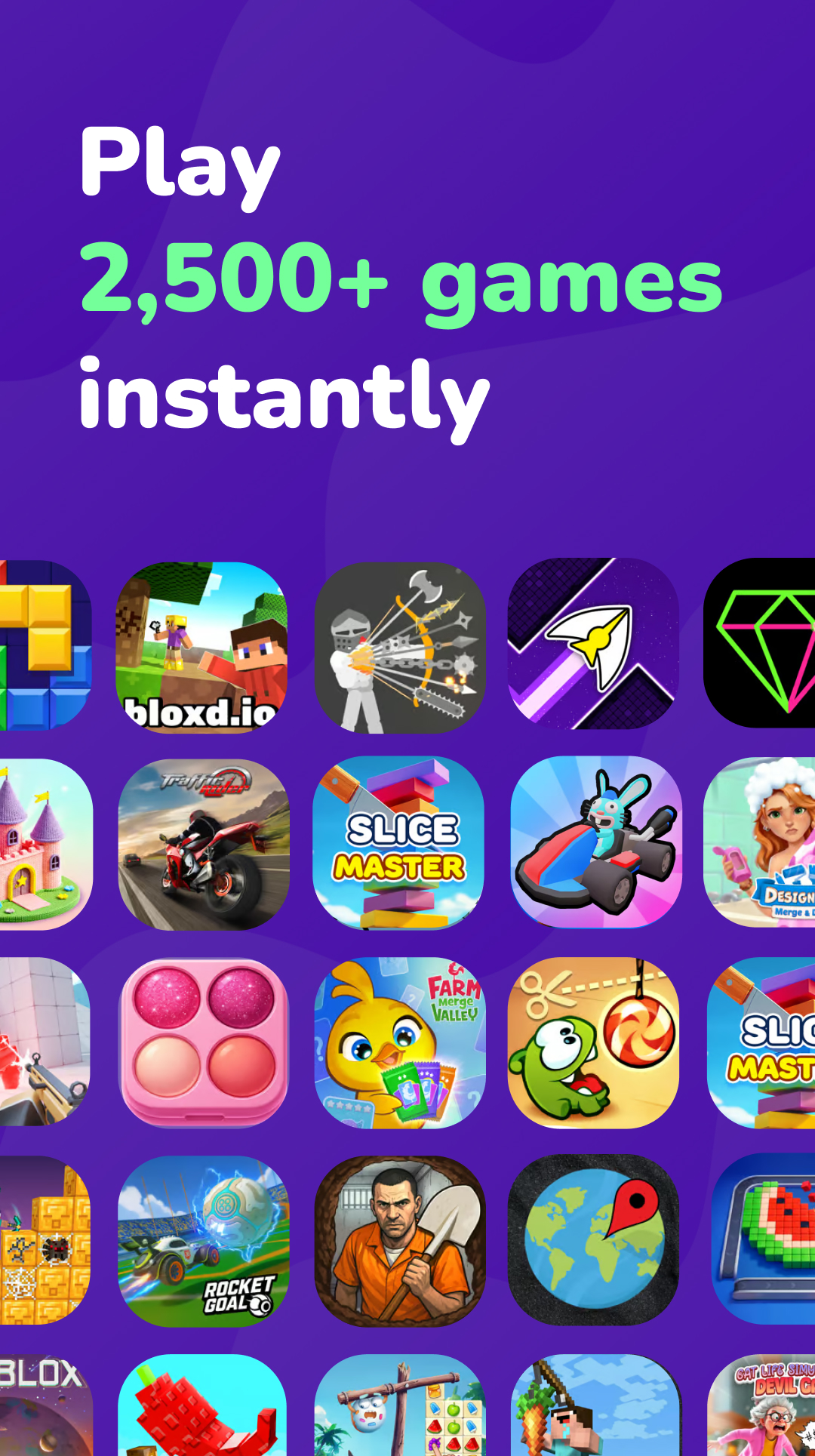 اسکرین شات 1 برنامه CrazyGames: Play 2500+ Games