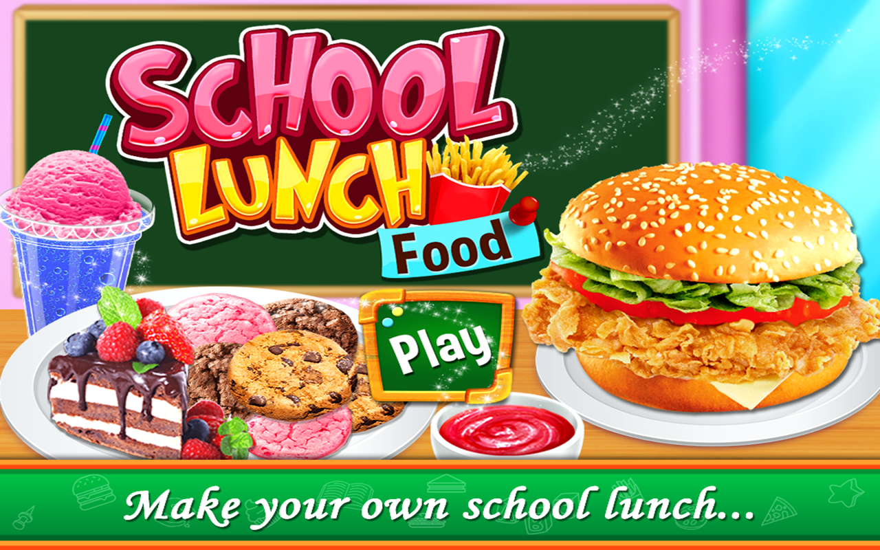 اسکرین شات 1 بازی School Lunch Food Maker 2