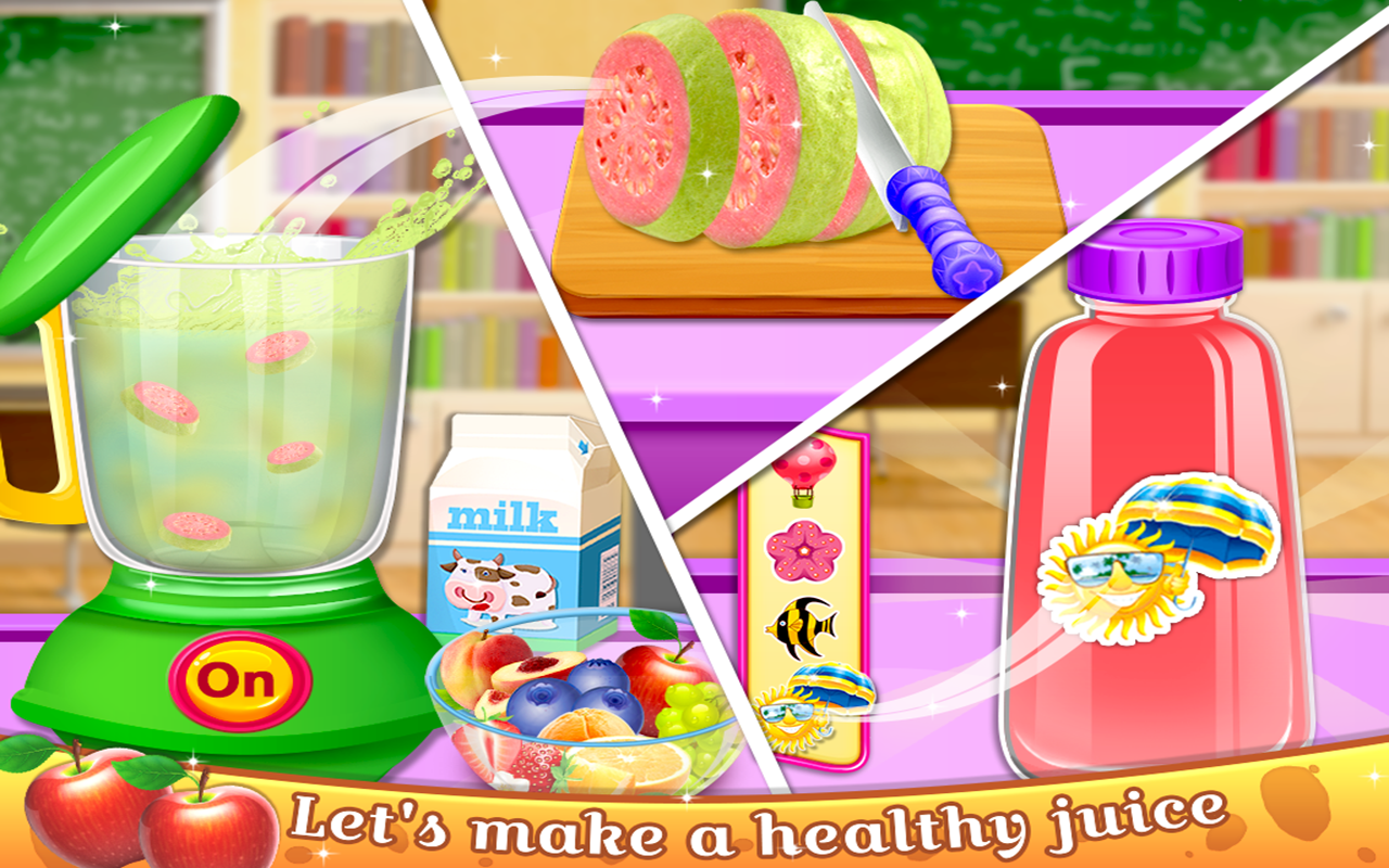 اسکرین شات 2 بازی School Lunchbox Food Maker