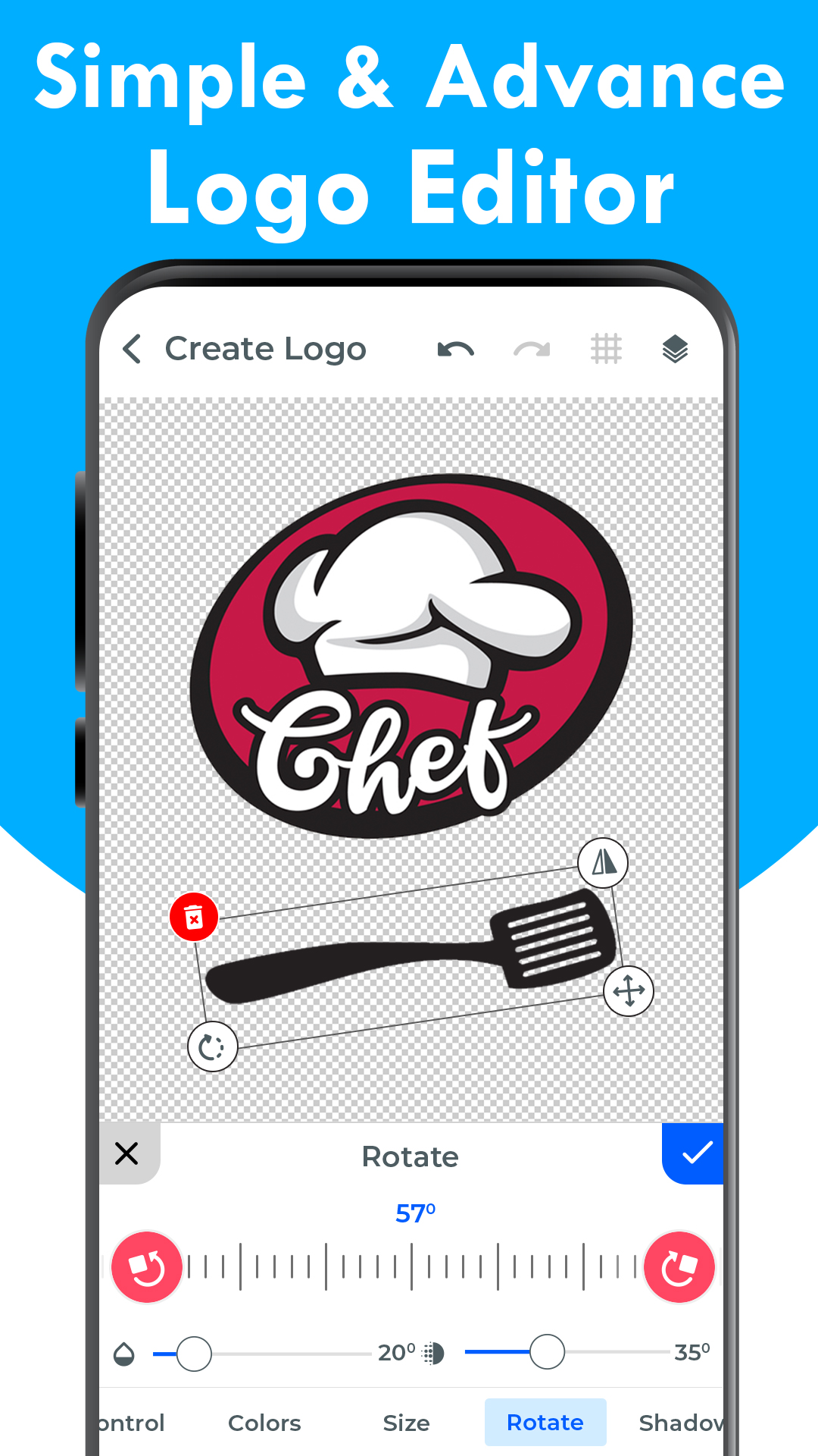 اسکرین شات 6 برنامه Logo Maker and Logo Creator