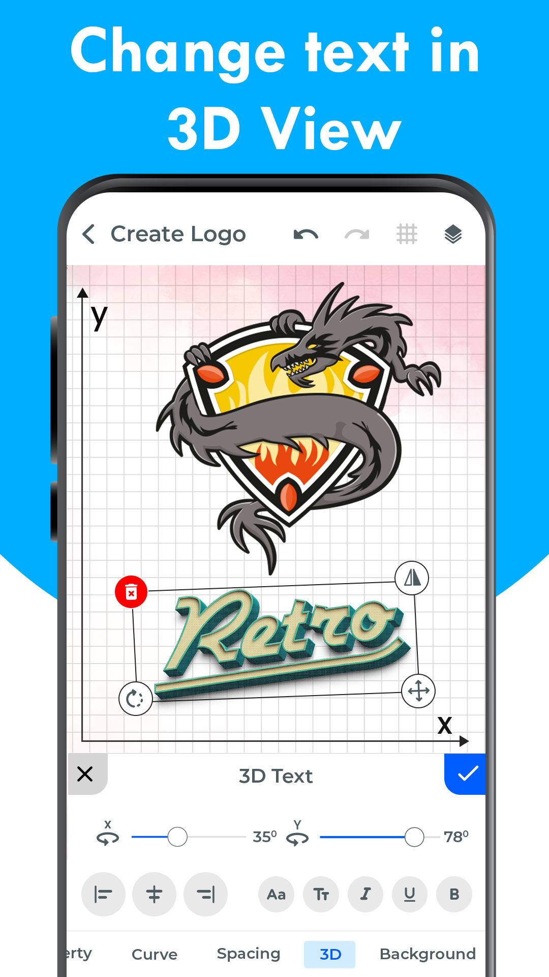 اسکرین شات 4 برنامه Logo Maker and Logo Creator