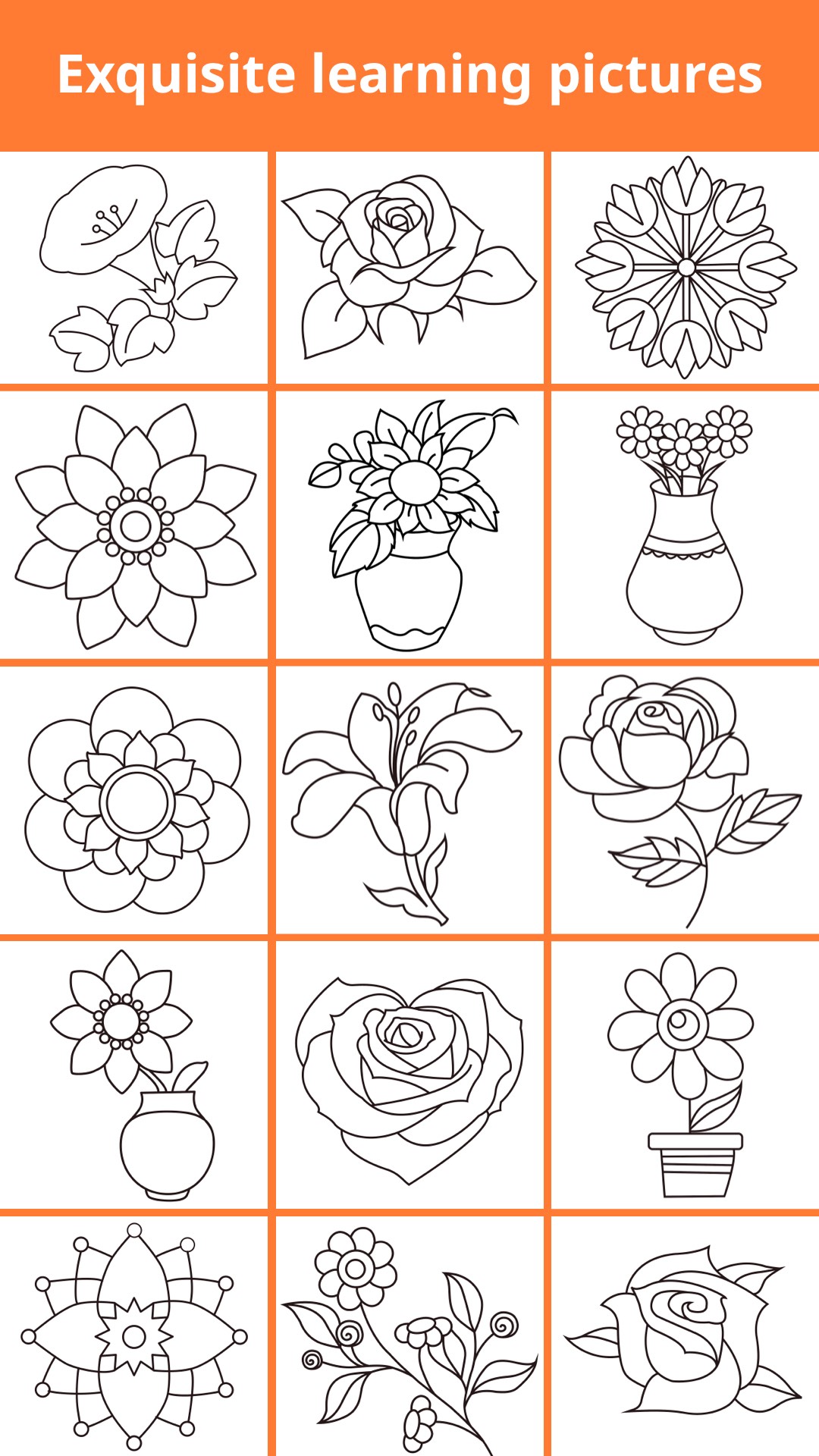 اسکرین شات 8 برنامه How To Draw Flowers