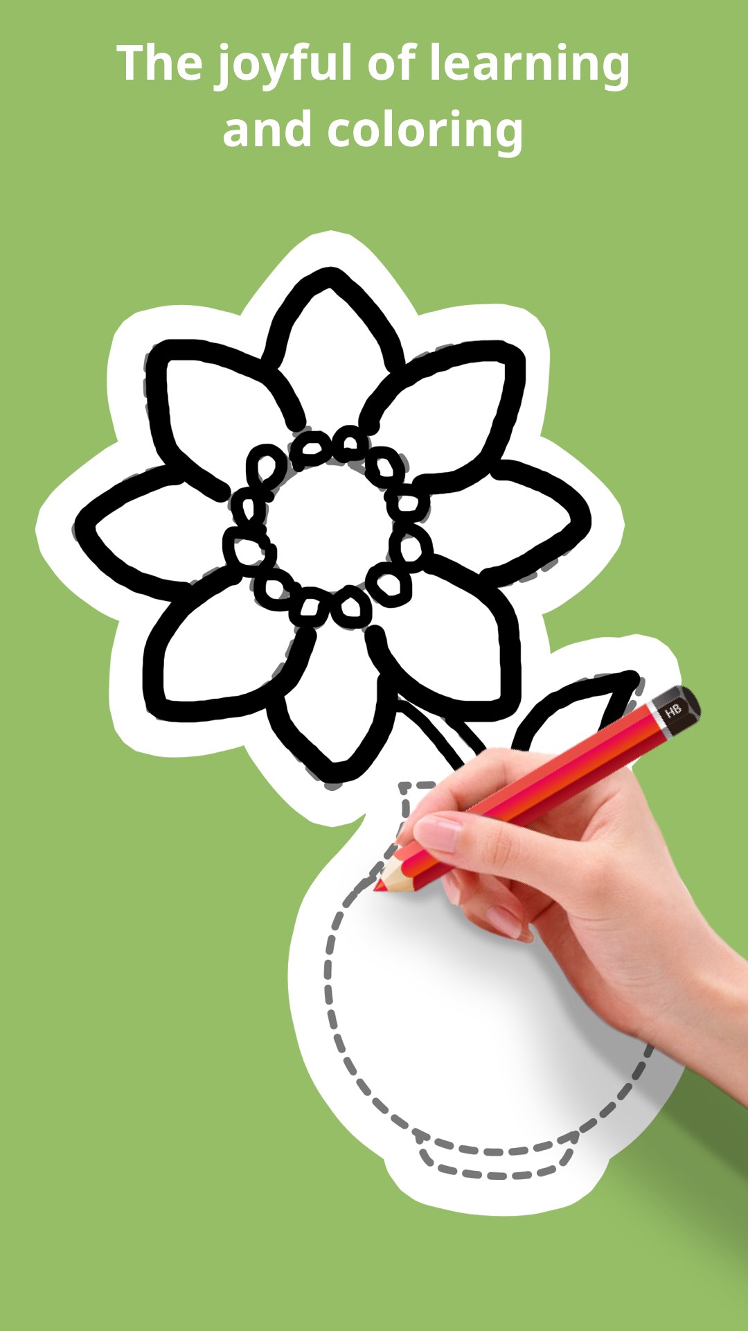اسکرین شات 4 برنامه How To Draw Flowers