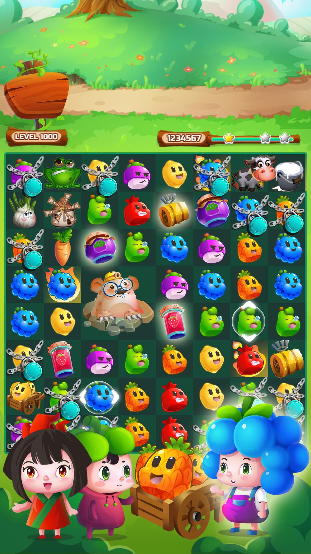 اسکرین شات 3 بازی Fruit Puzzle Wonderland