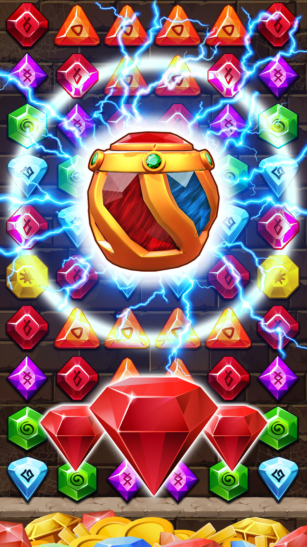 اسکرین شات 1 بازی Jewel Ancient Pyramid Treasure