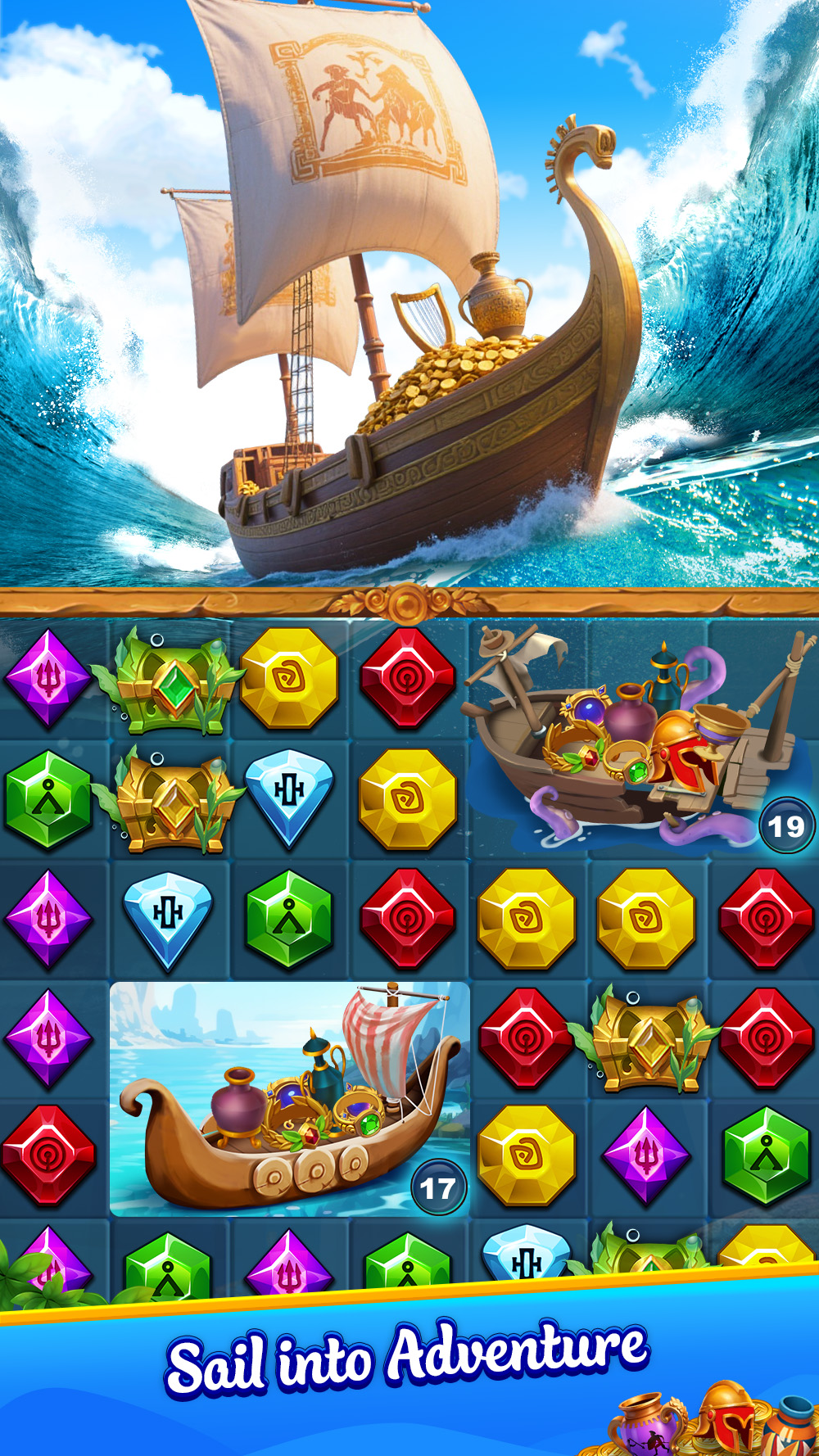 اسکرین شات 4 بازی Jewel Ancient 3: Atlantis Gems