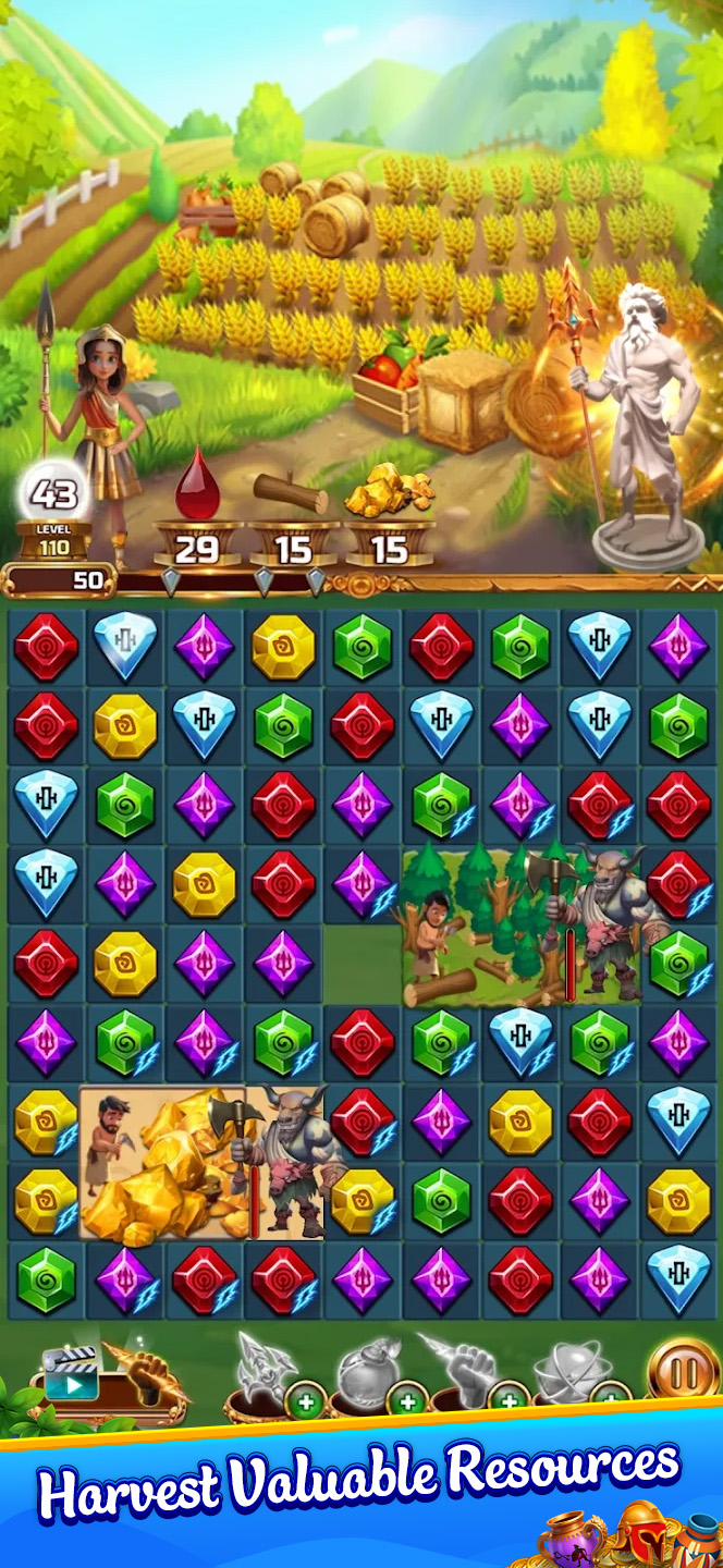 اسکرین شات 8 بازی Jewel Ancient 3: Atlantis Gems