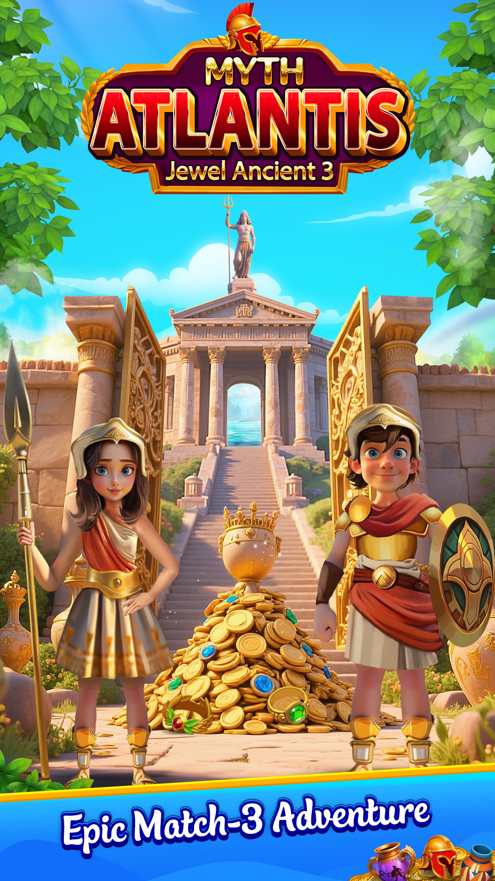 اسکرین شات 1 بازی Jewel Ancient 3: Atlantis Gems