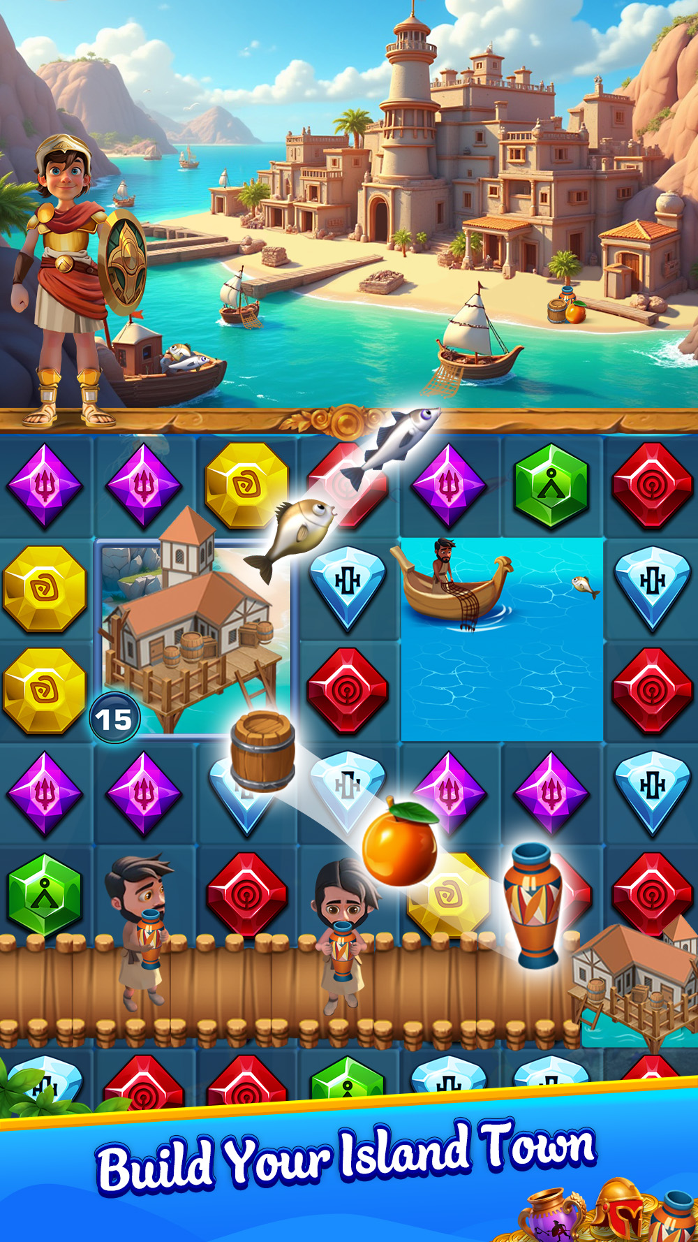 اسکرین شات 5 بازی Jewel Ancient 3: Atlantis Gems