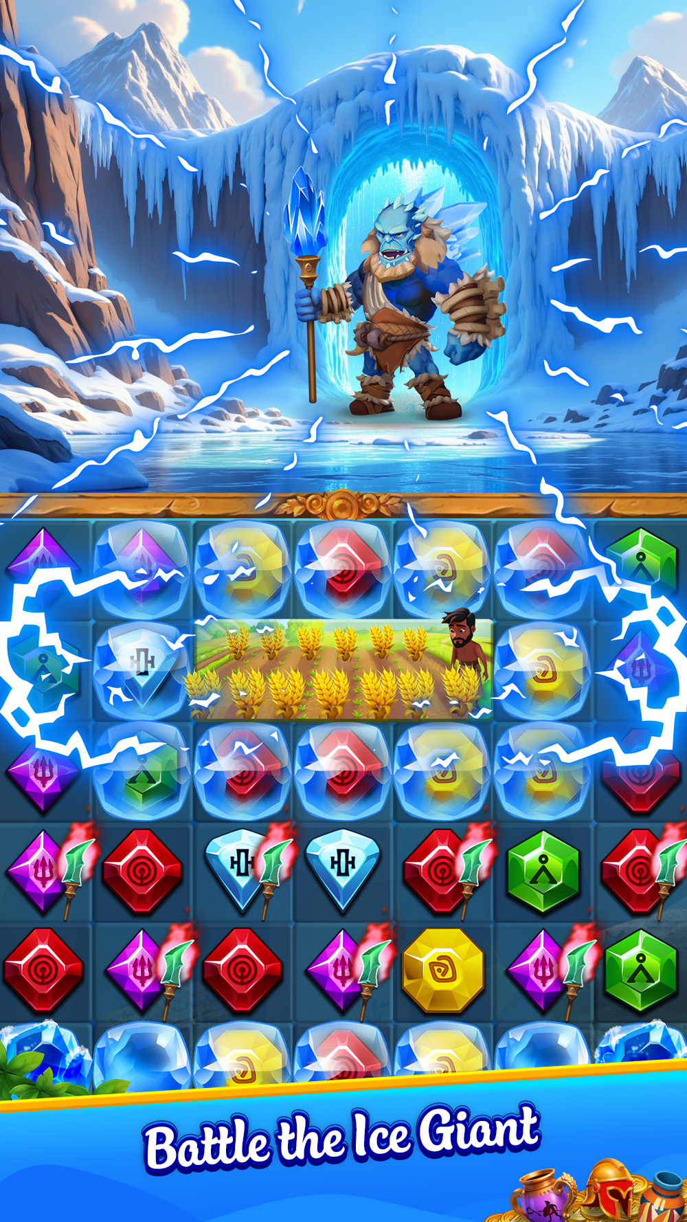 اسکرین شات 3 بازی Jewel Ancient 3: Atlantis Gems