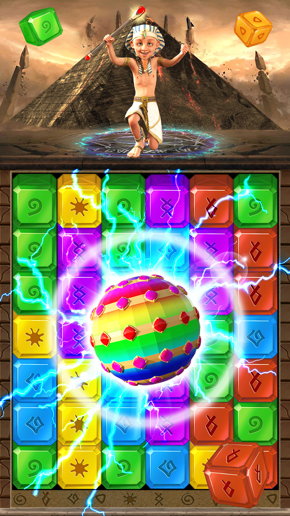 اسکرین شات 2 بازی Gems Blast: Ancient Temple