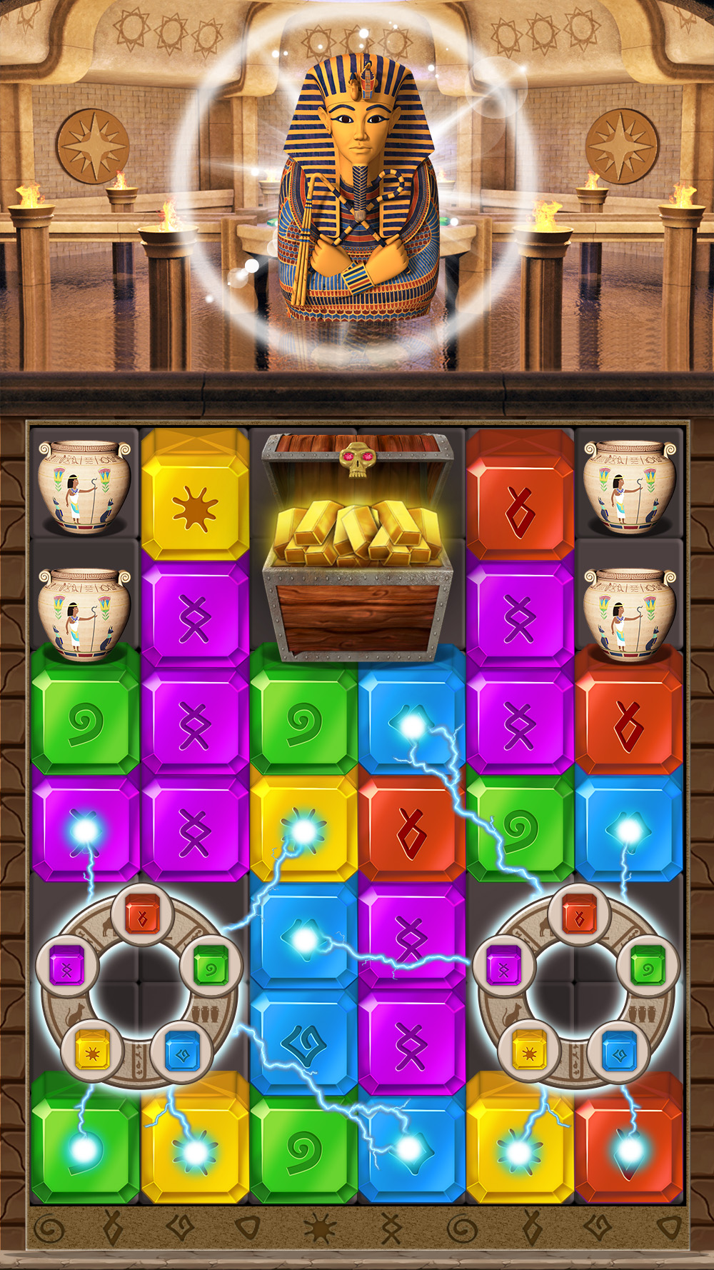 اسکرین شات 3 بازی Gems Blast: Ancient Temple