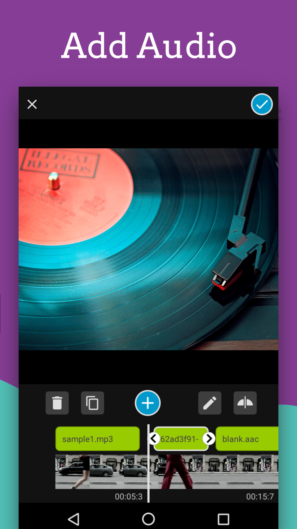 اسکرین شات 8 برنامه Text on Video & Video Editor
