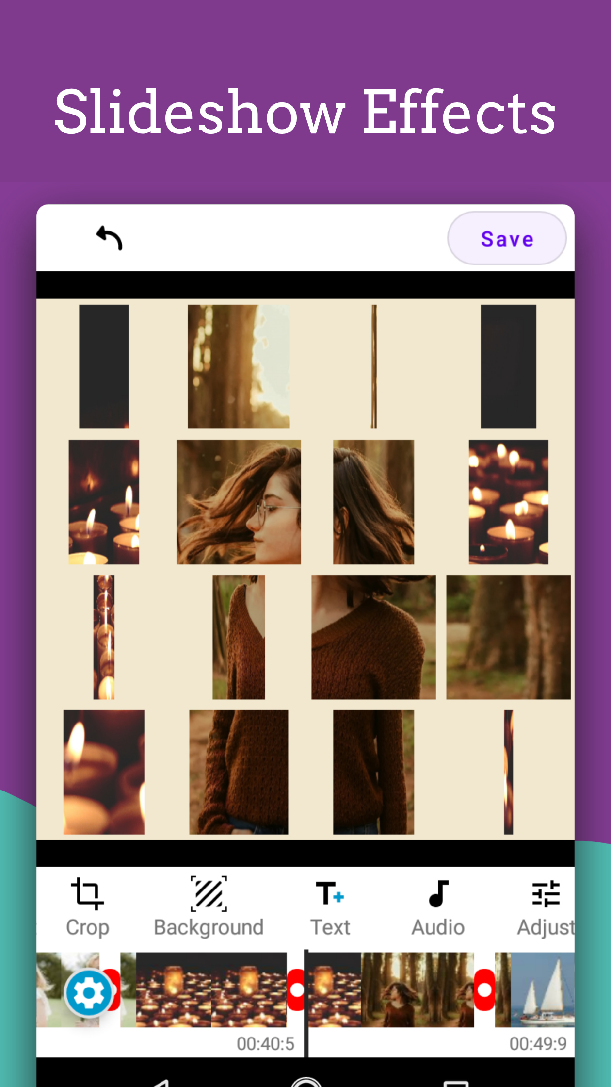 اسکرین شات 4 برنامه Text on Video & Video Editor