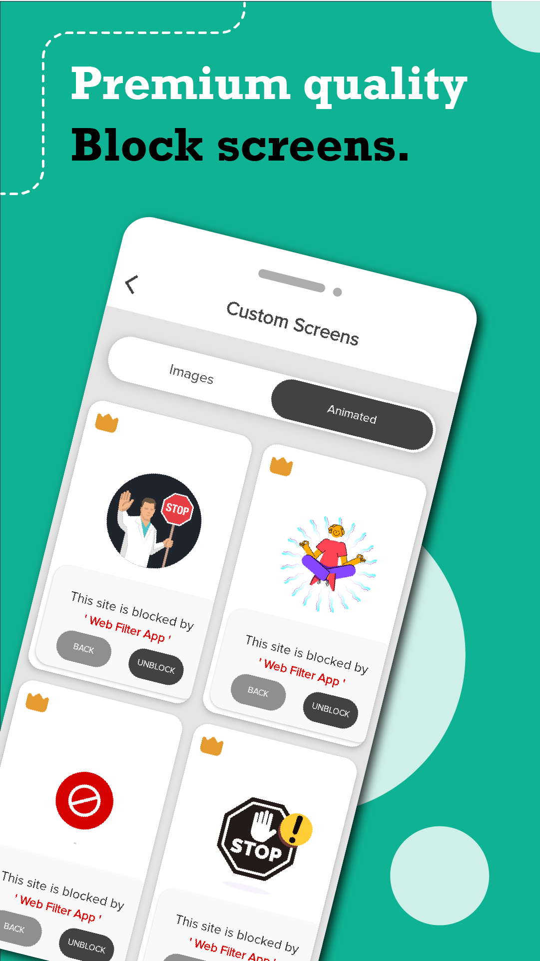 اسکرین شات 5 برنامه مسدود کننده سایت و مسدود کننده