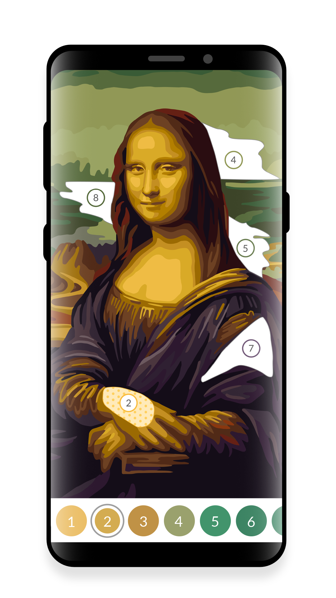 اسکرین شات 5 بازی Paint by Number April Coloring