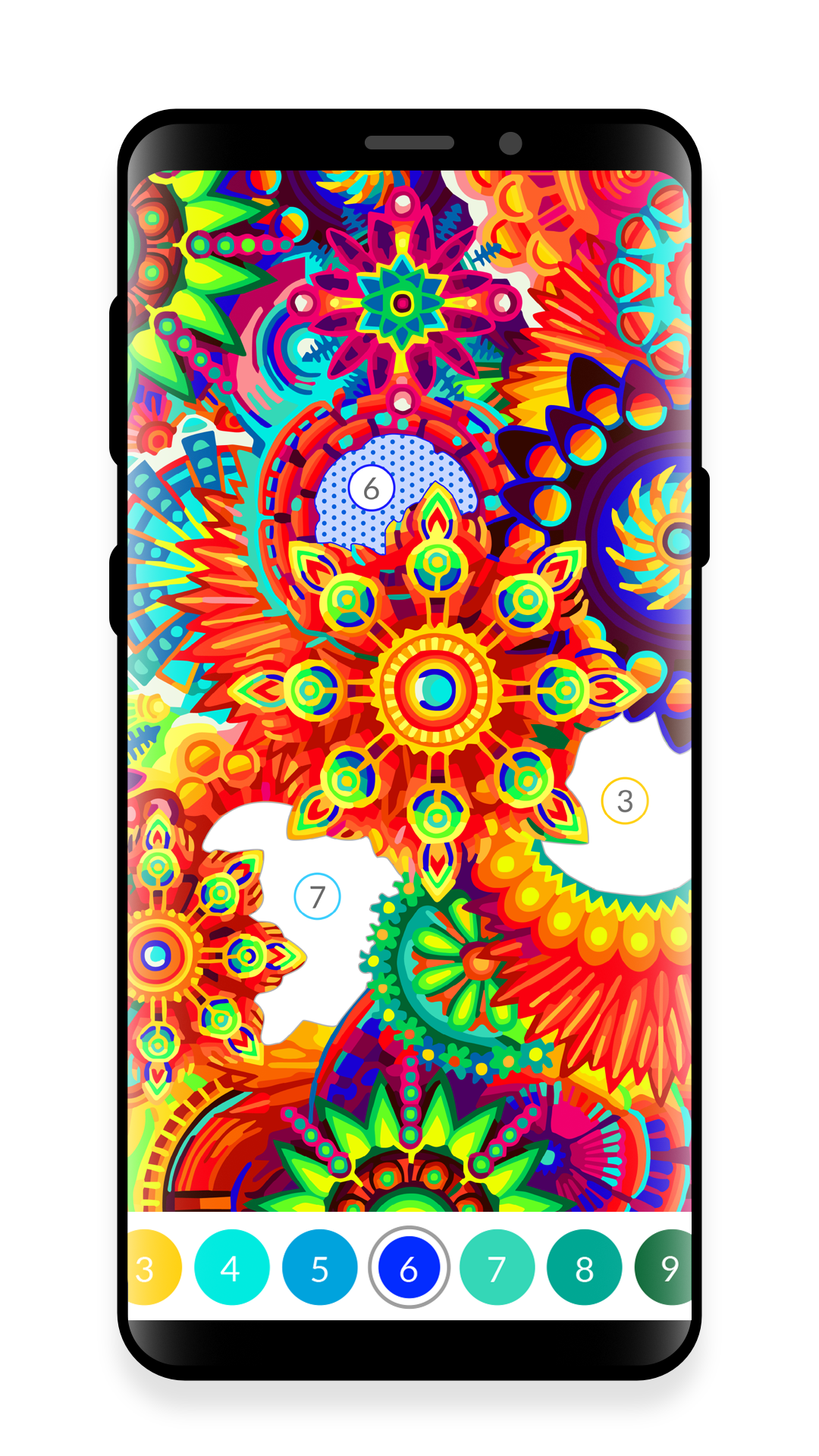 اسکرین شات 3 بازی Paint by Number April Coloring