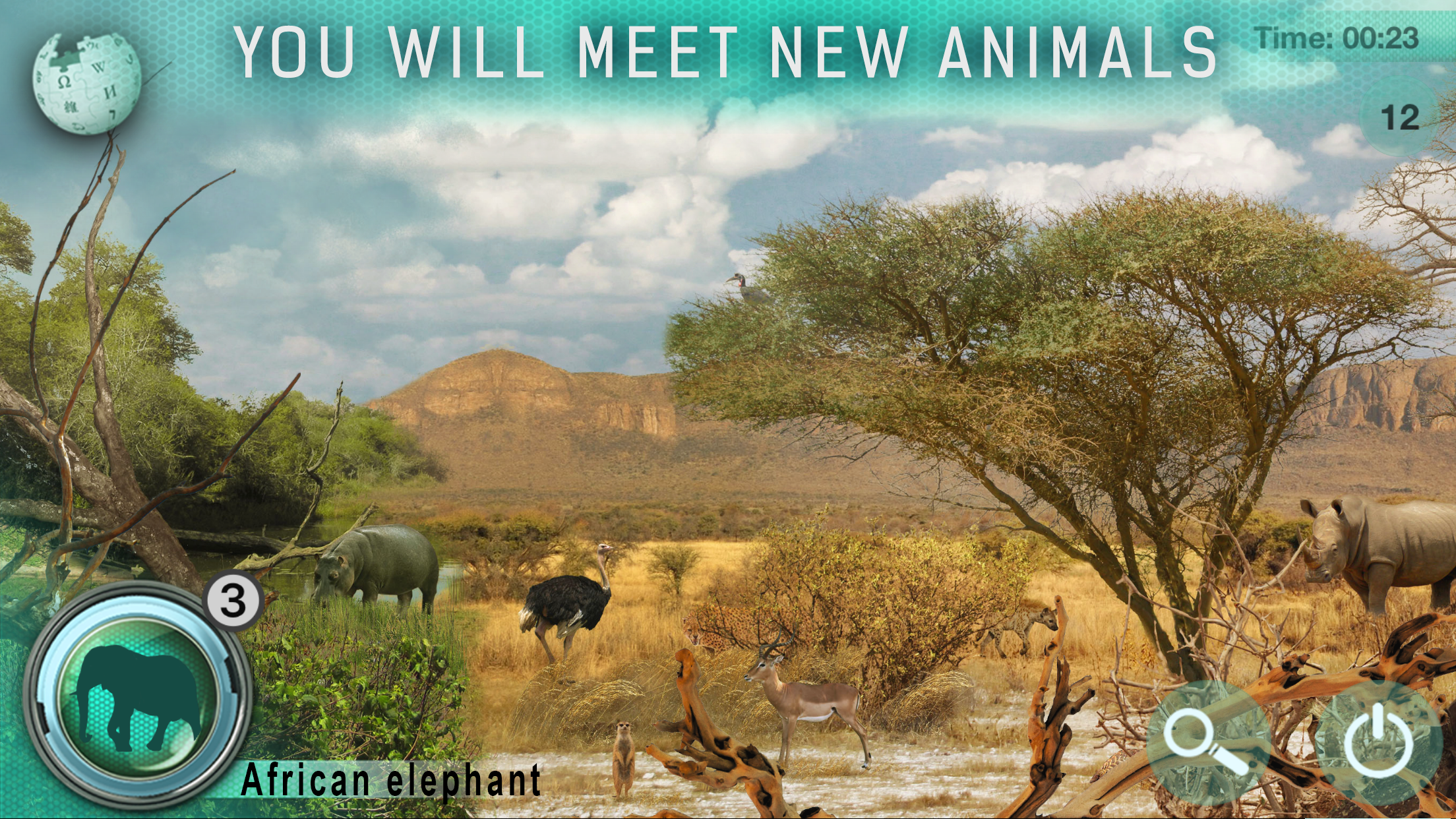 اسکرین شات 1 بازی Hidden Animals: Photo Hunt