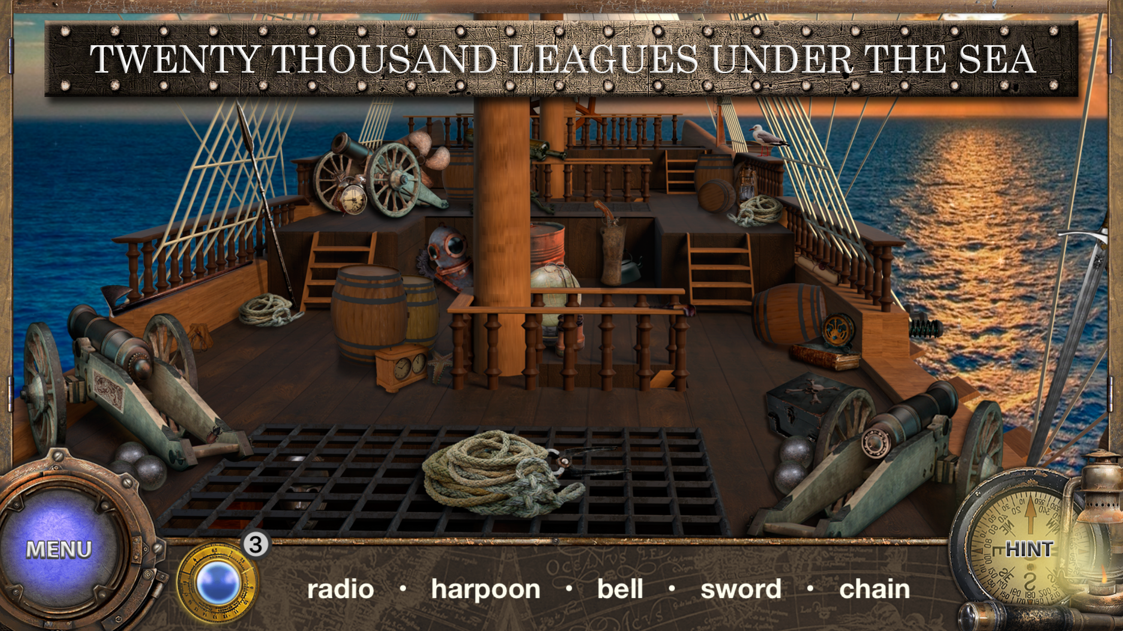 اسکرین شات 1 بازی Captain Nemo - Hidden Object