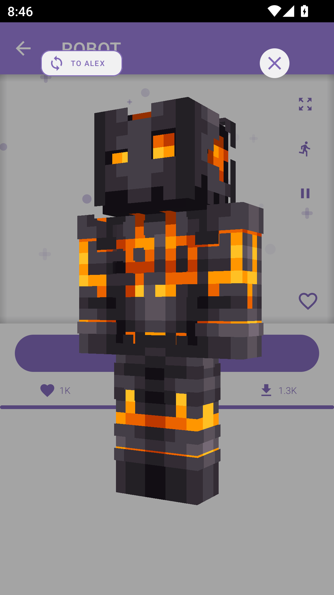 اسکرین شات 5 برنامه Skins for Minecraft 2